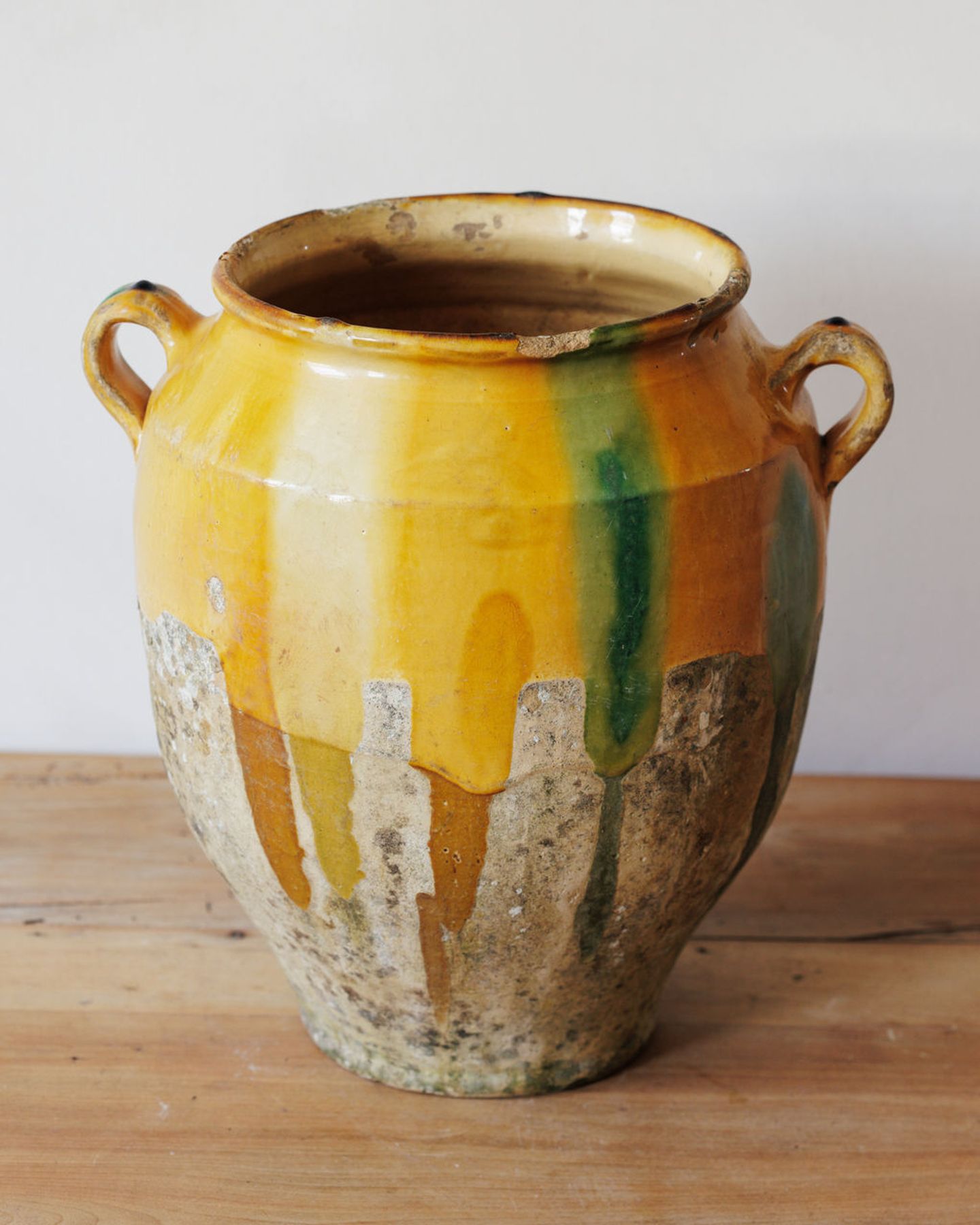 Rare Yellow Confit Pot - Large