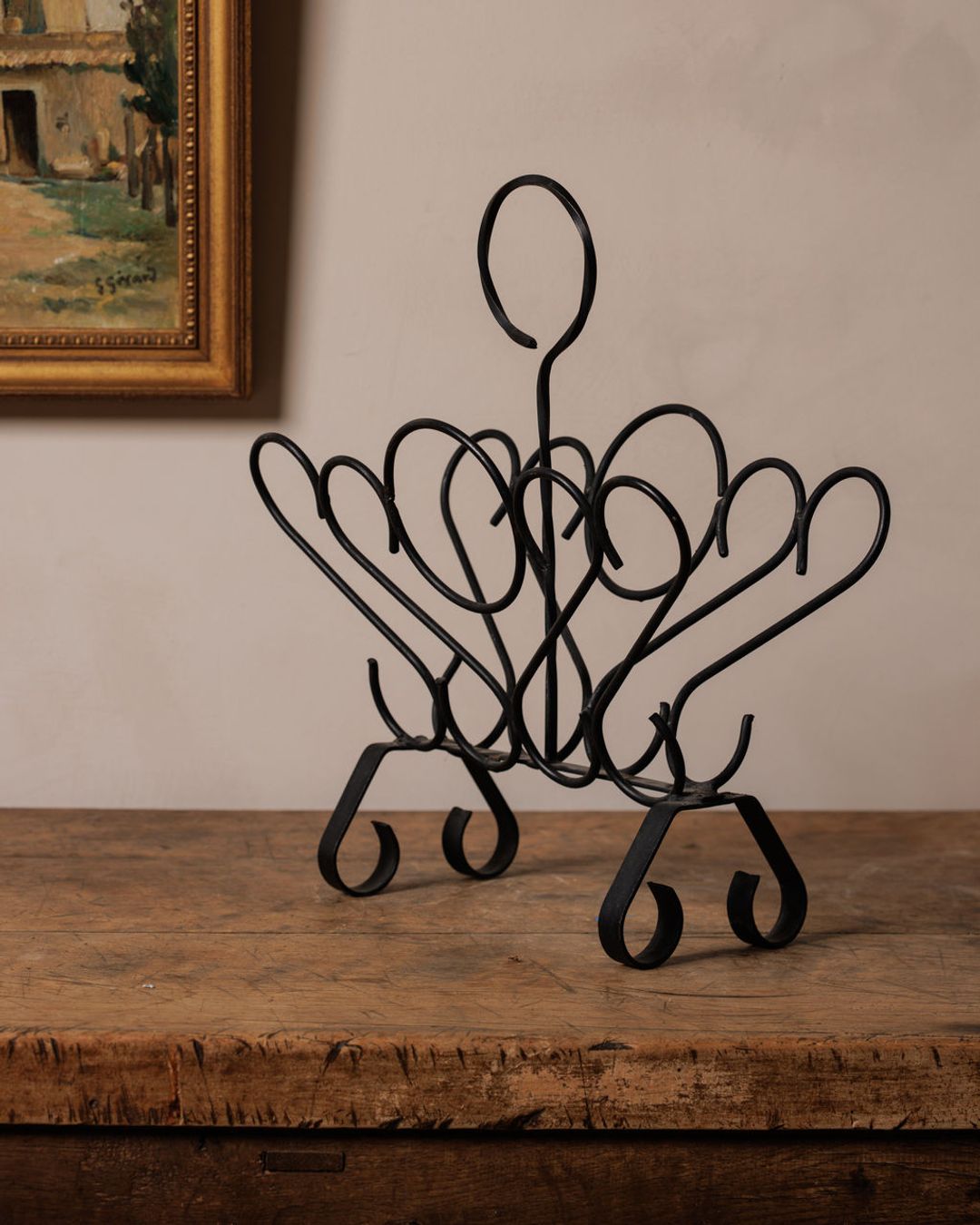 French Fire Log Holder