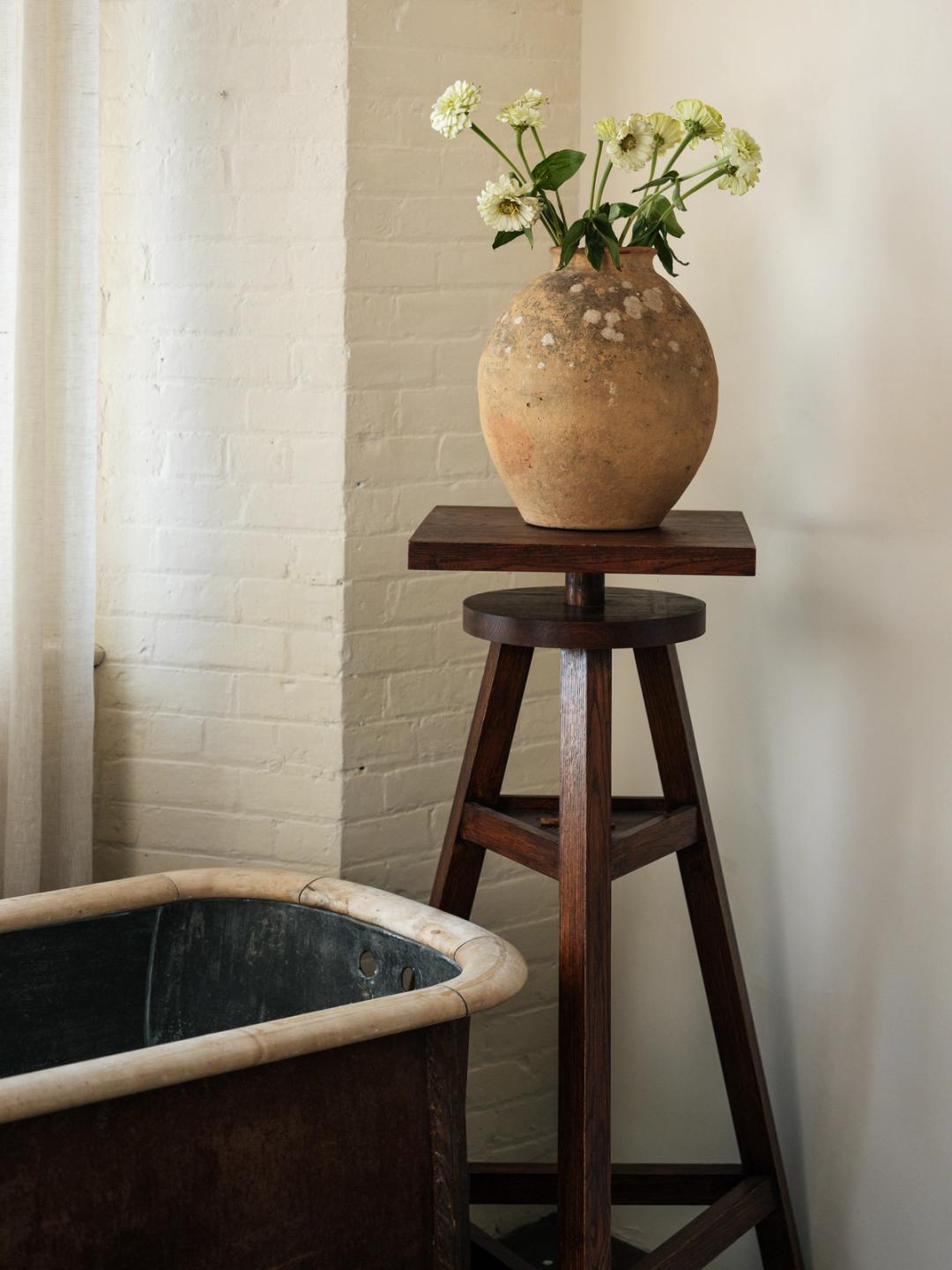 Round Terracotta Vessel