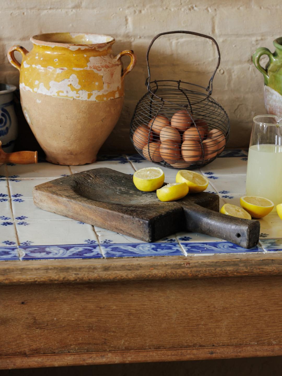 Rare Antique French Cutting Board