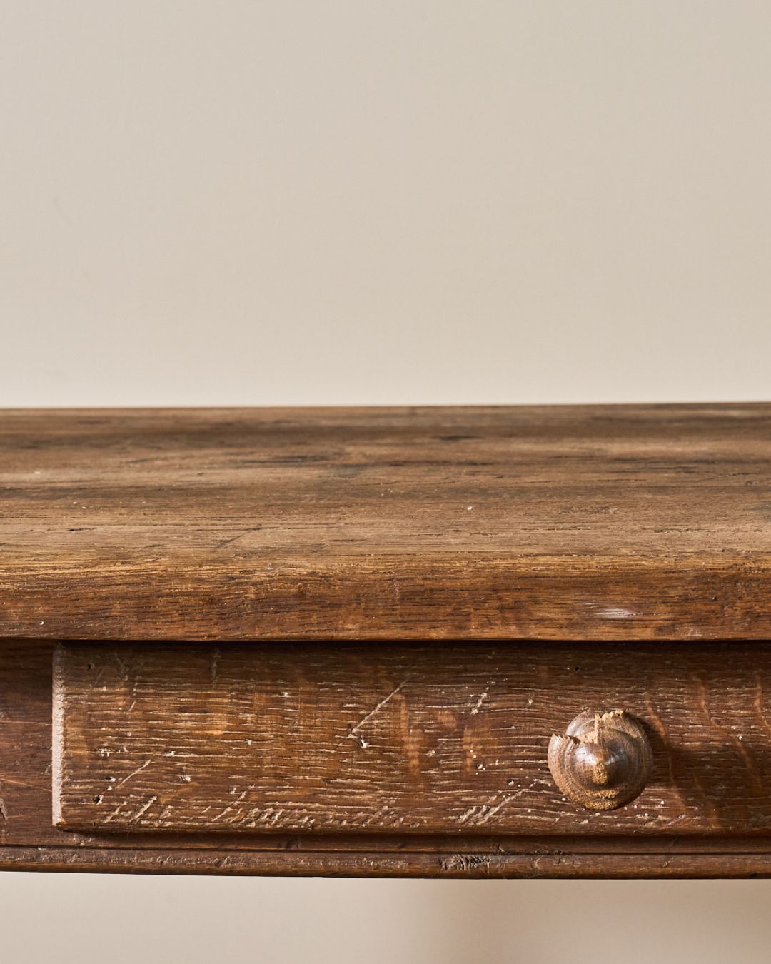 19th c. Oak Dining Table