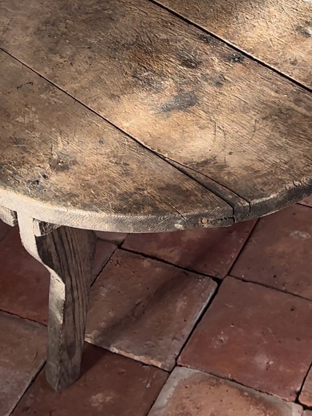 Round Romanian Farm Table