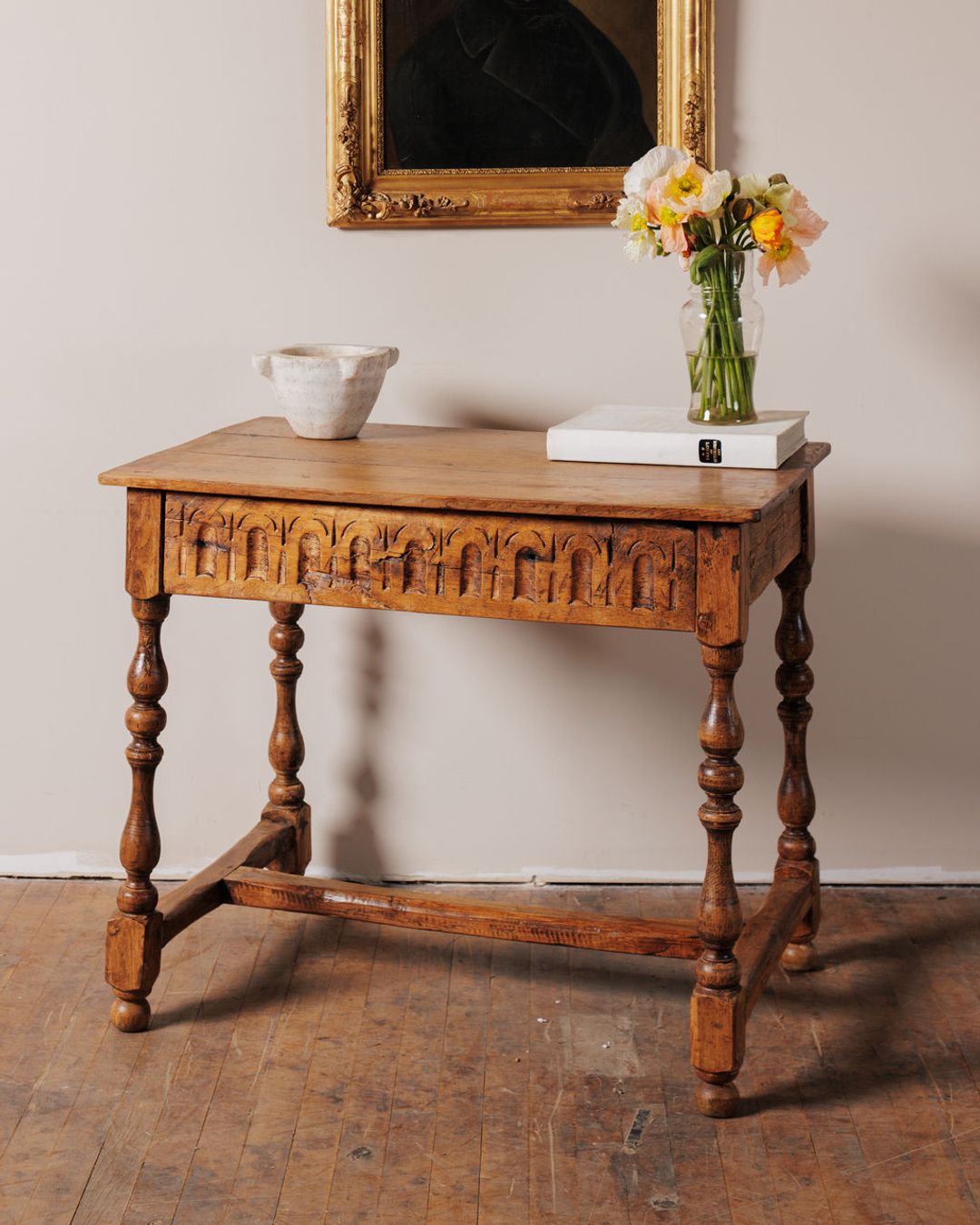19th c. Chestnut Desk