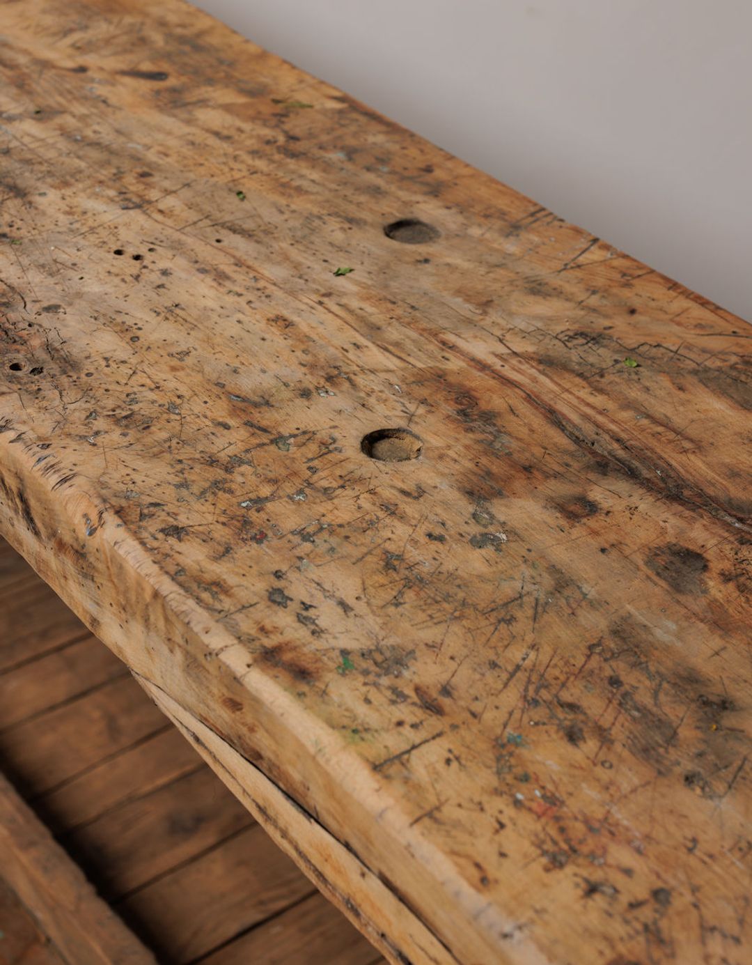 19th c. Oak Workbench