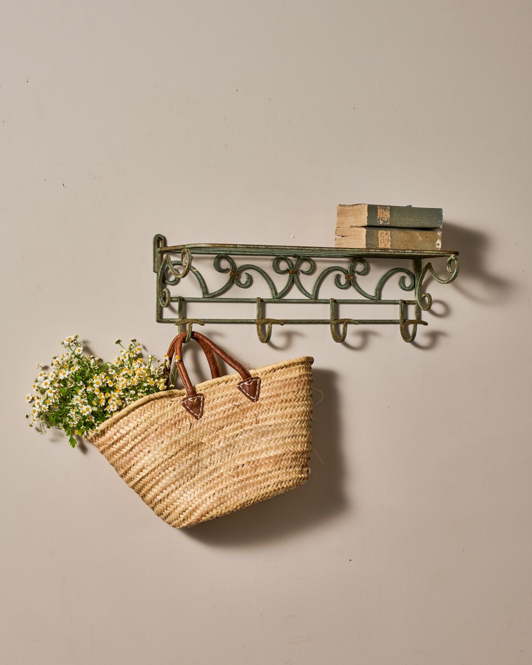 Wrought Iron Coat Rack