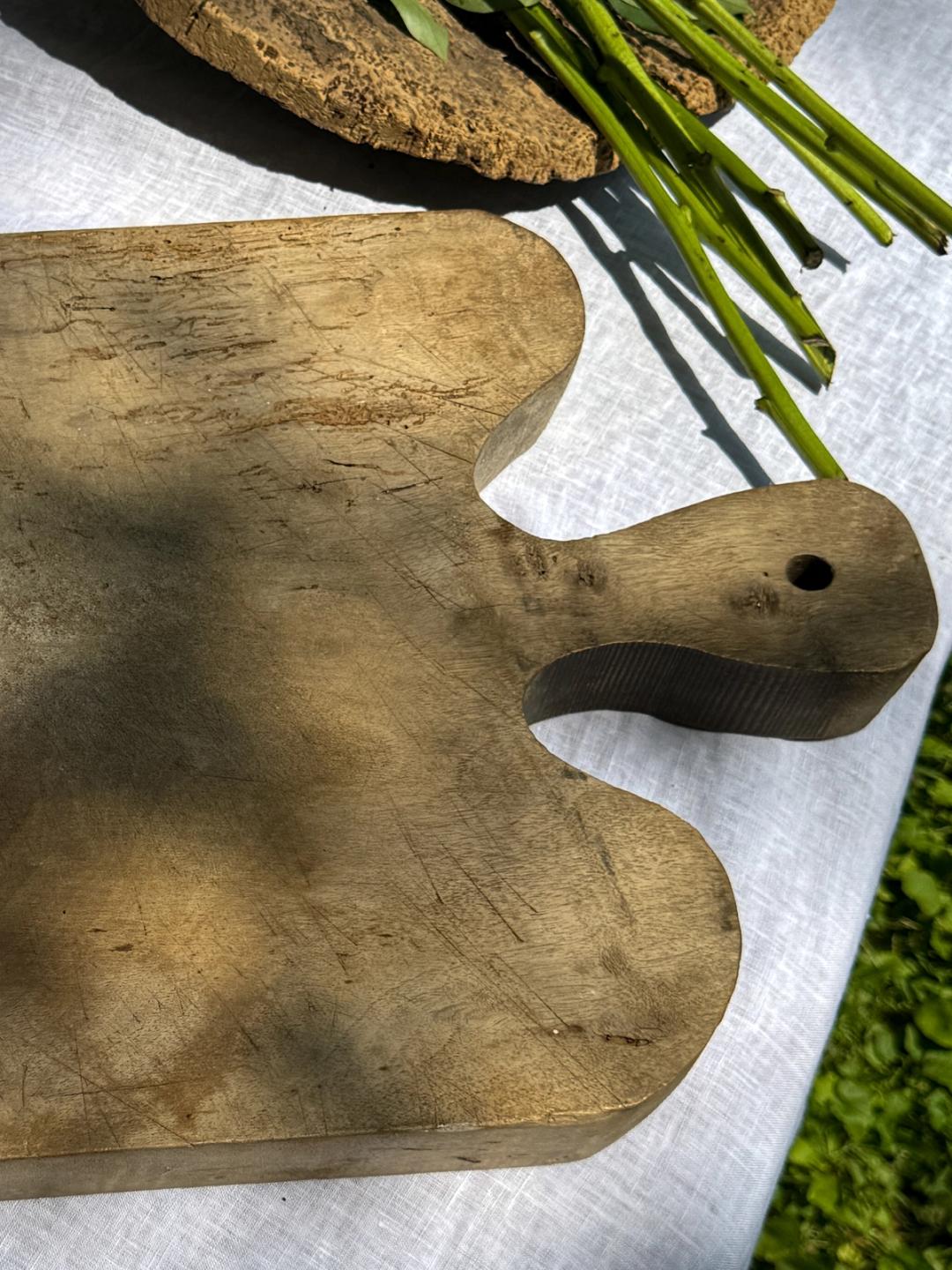 Vintage French Curvy Cutting Board