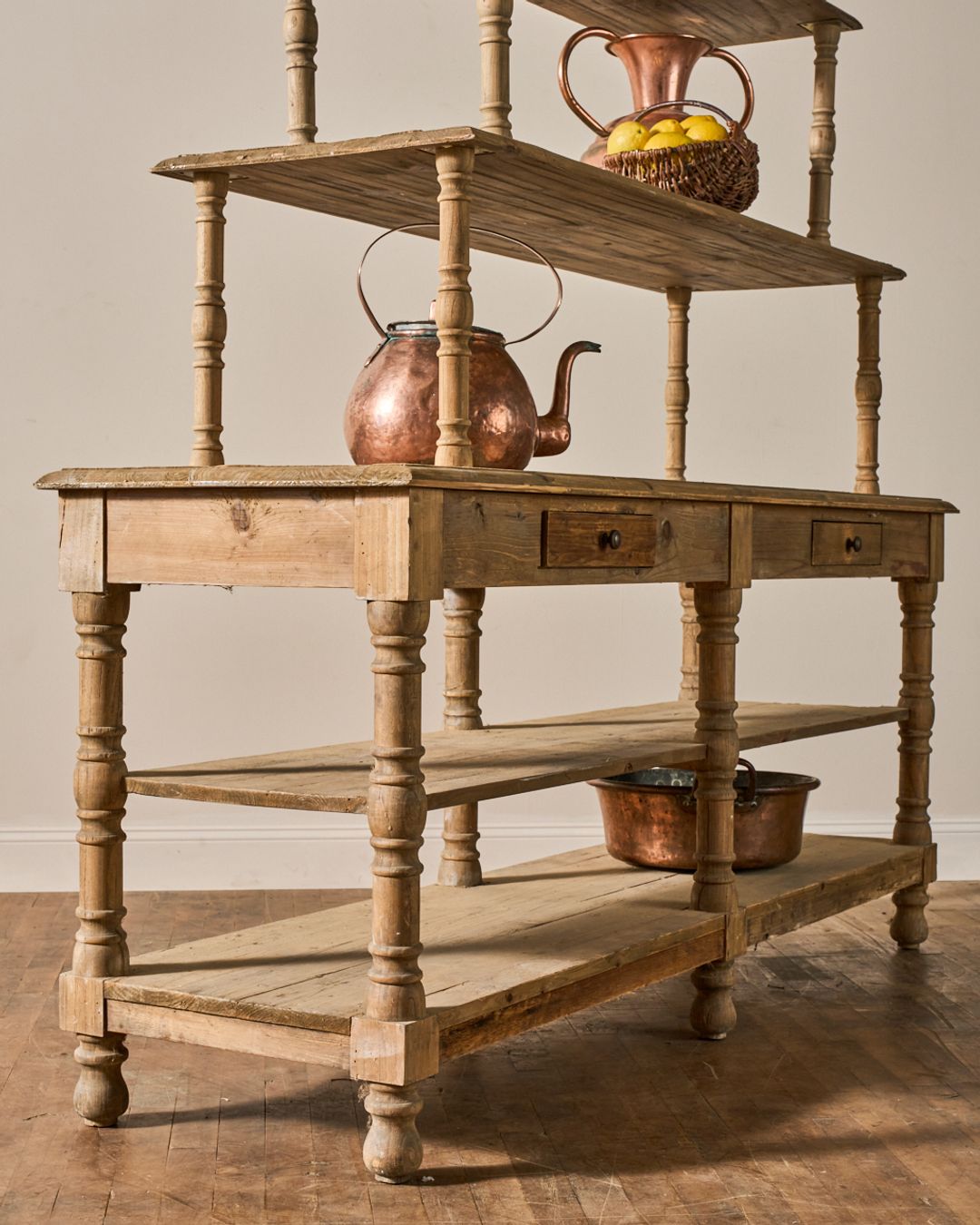 19th c. French Grocery Shelf