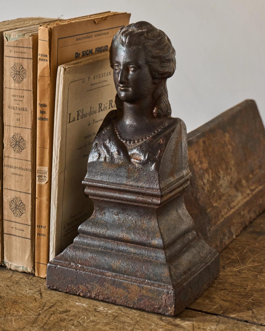 Lady Cast Iron Bookends
