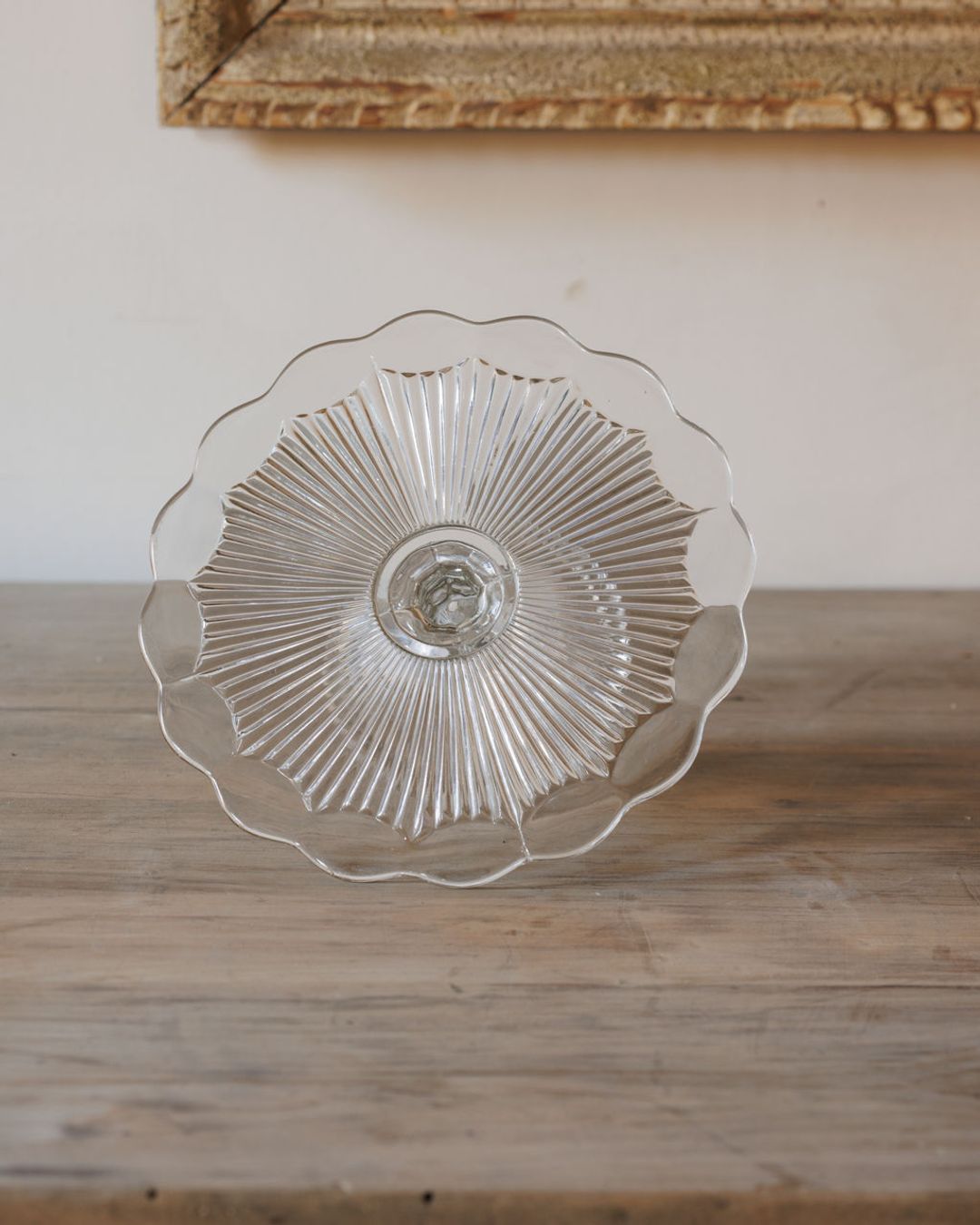 Glass Cake Pedestal