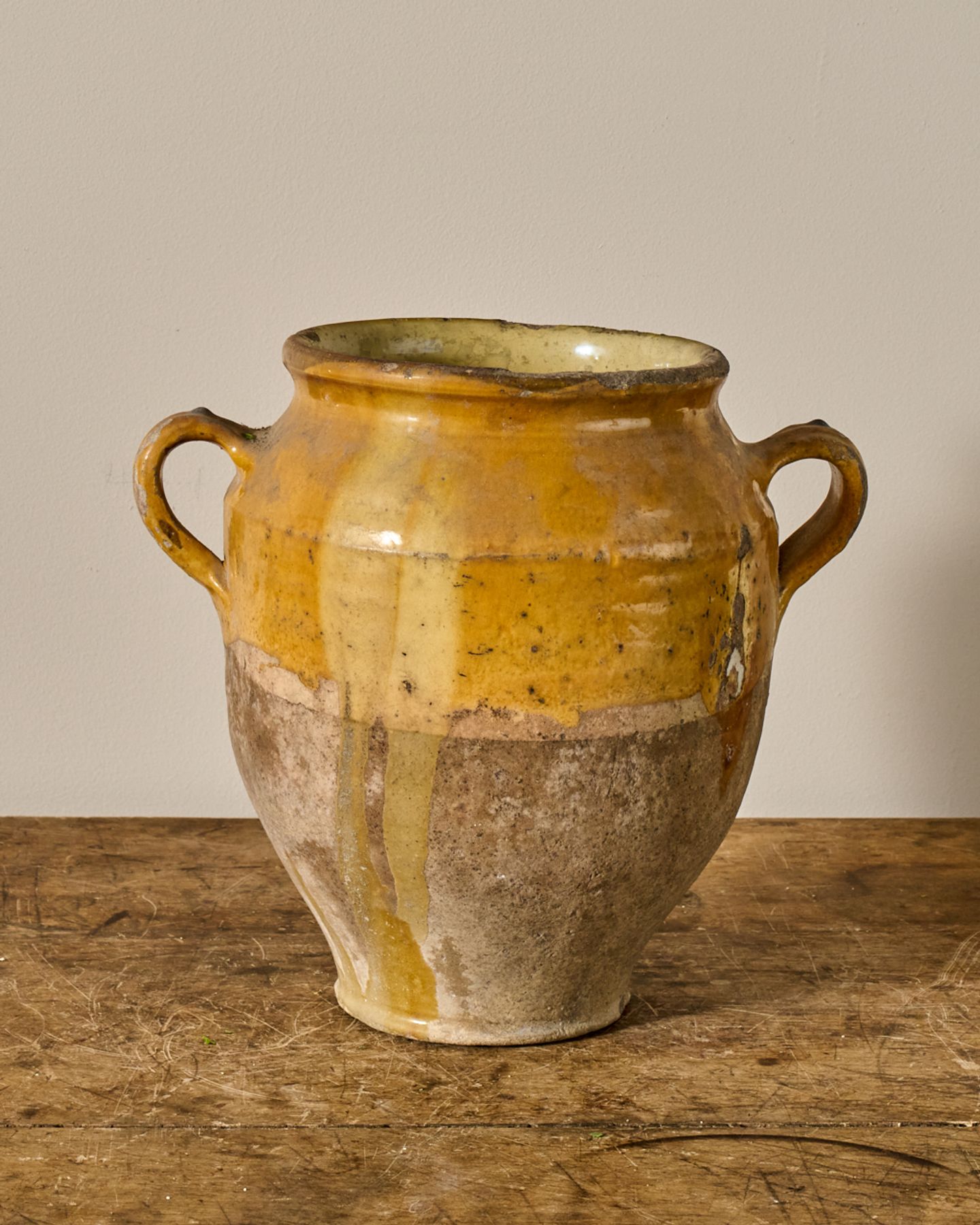 Yellow Confit Pot