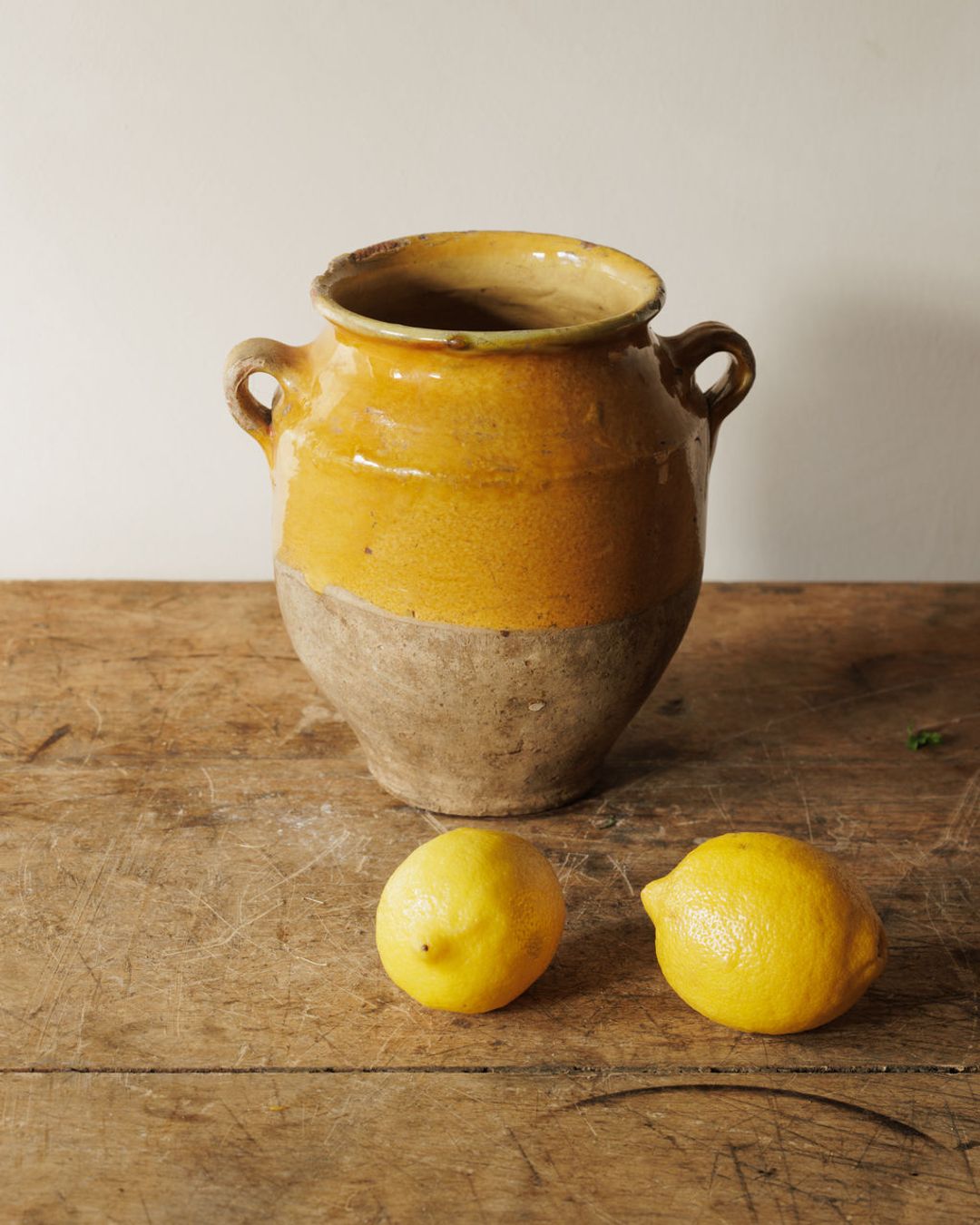 Petit Yellow Confit Pots