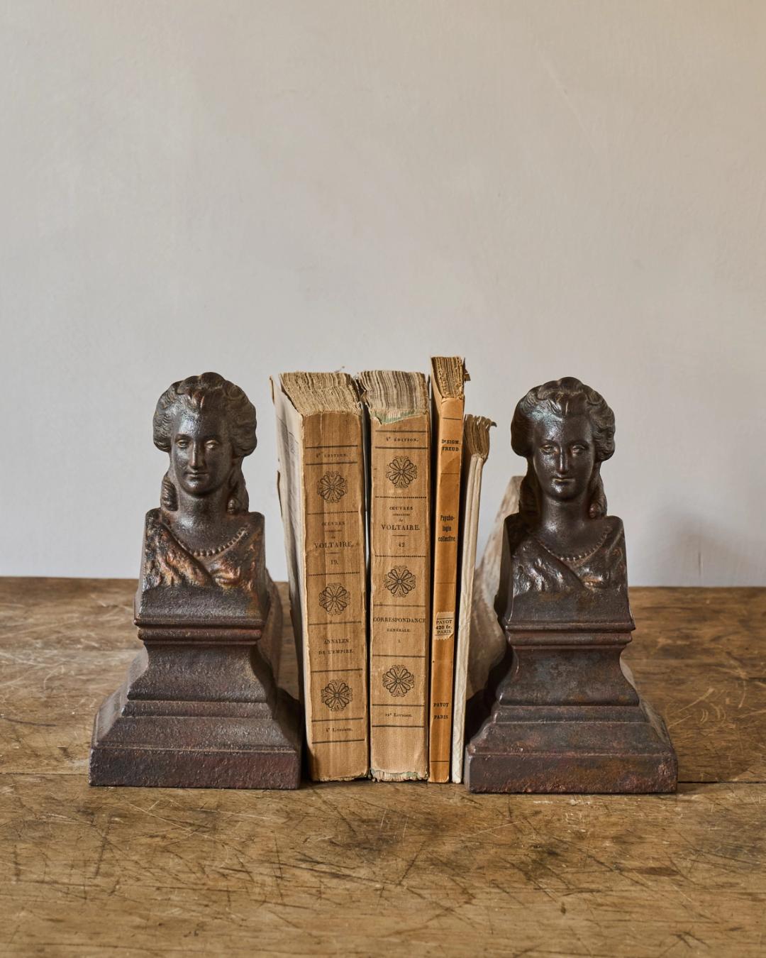 Lady Cast Iron Bookends
