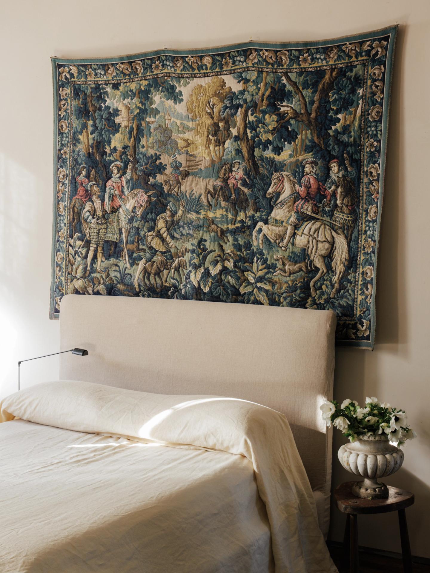 Horse, Knight and Forest Tapestry
