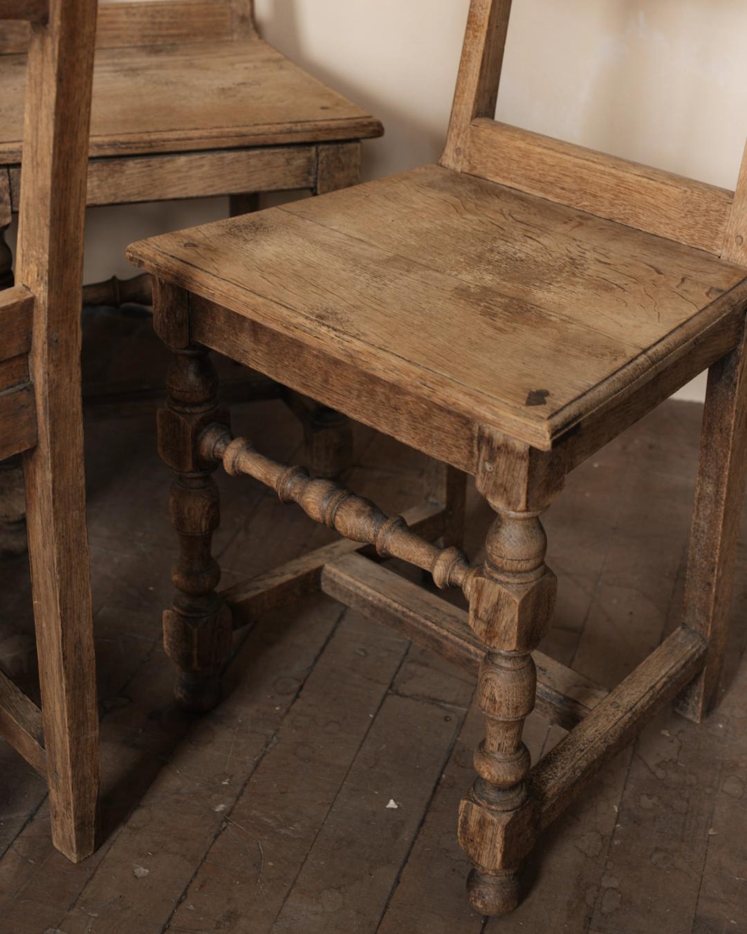 Stripped Lorraine Oak Chair