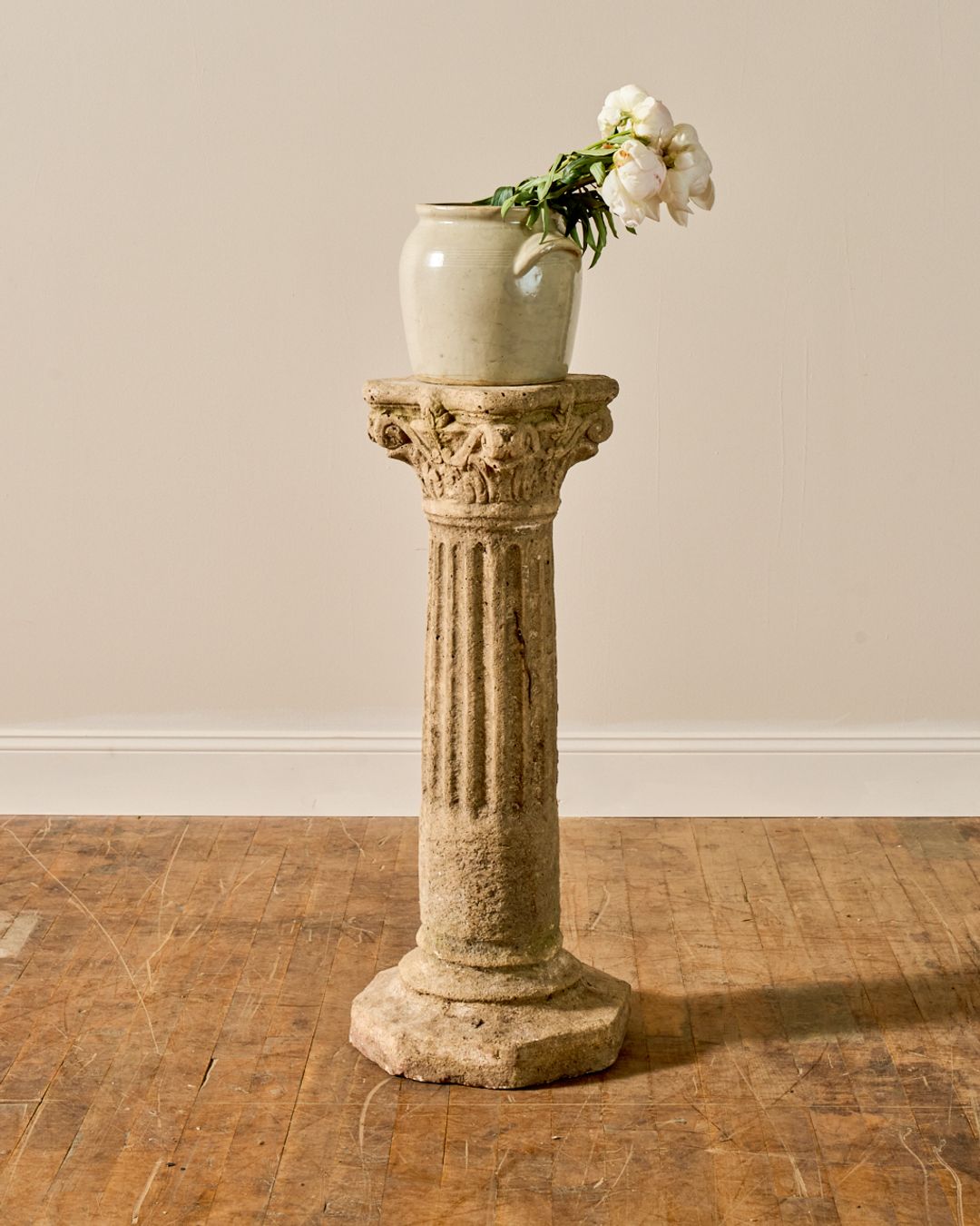 19th c. Cast Pedestal
