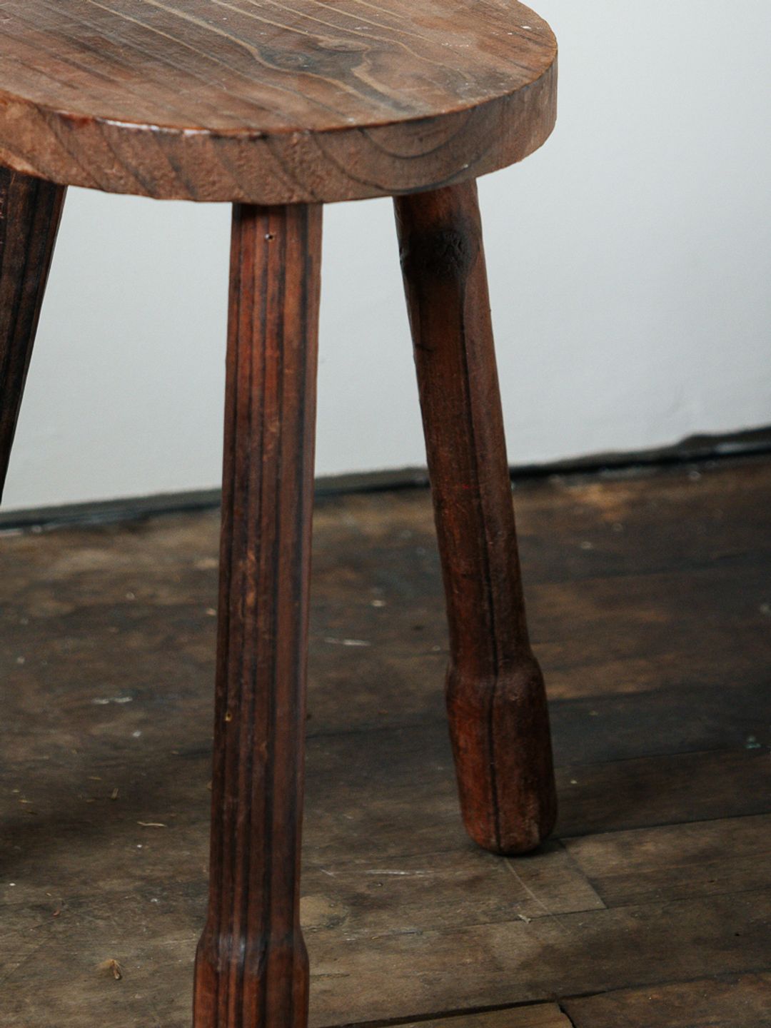 Round French Tripod Stool