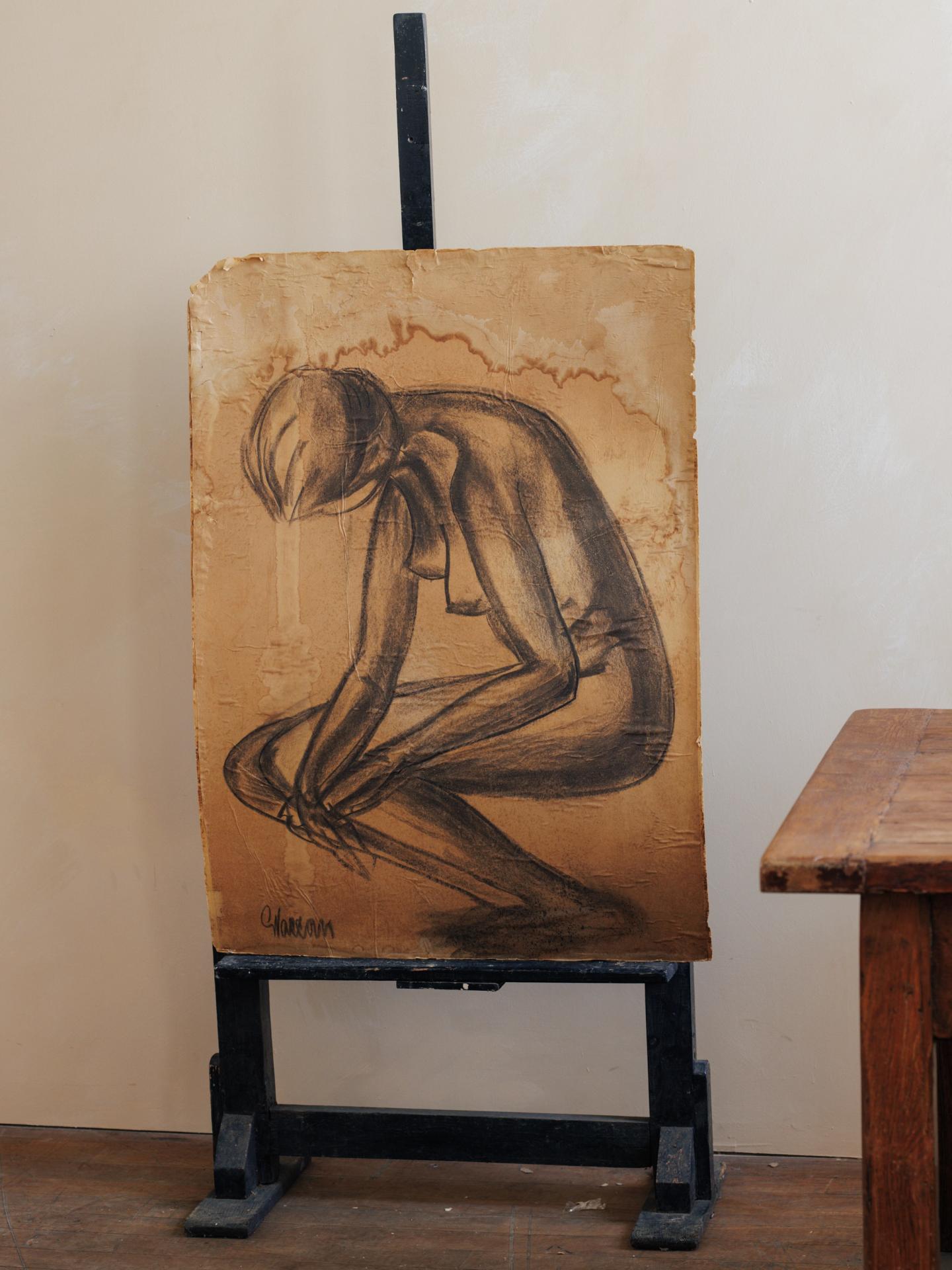 Black Painter’s Easel