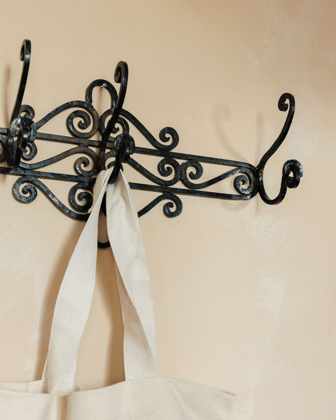 Iron Scroll Coatrack