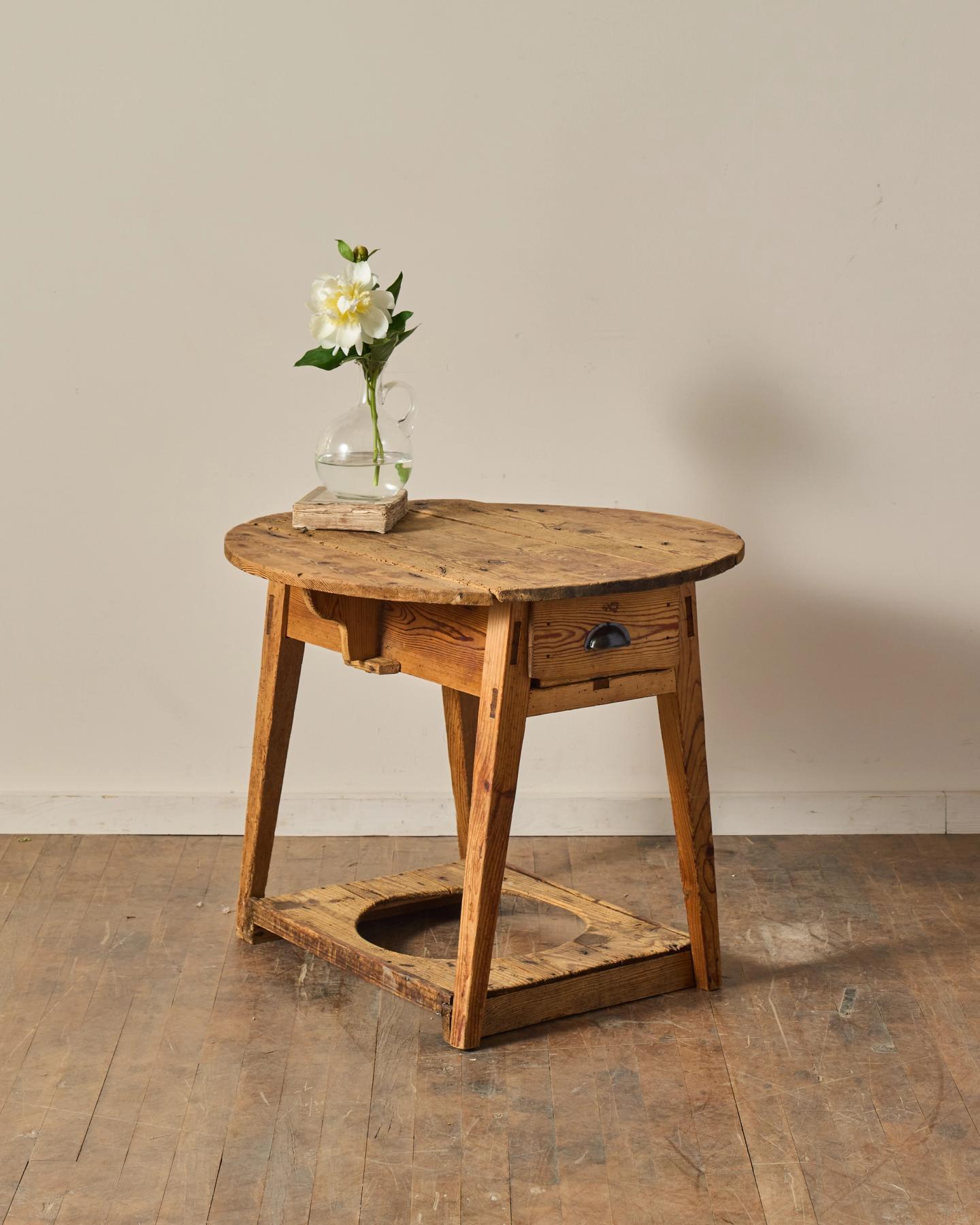French Folding Side Table