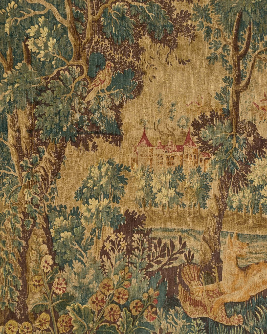 19th c Tapestry - Forêt de Lyons