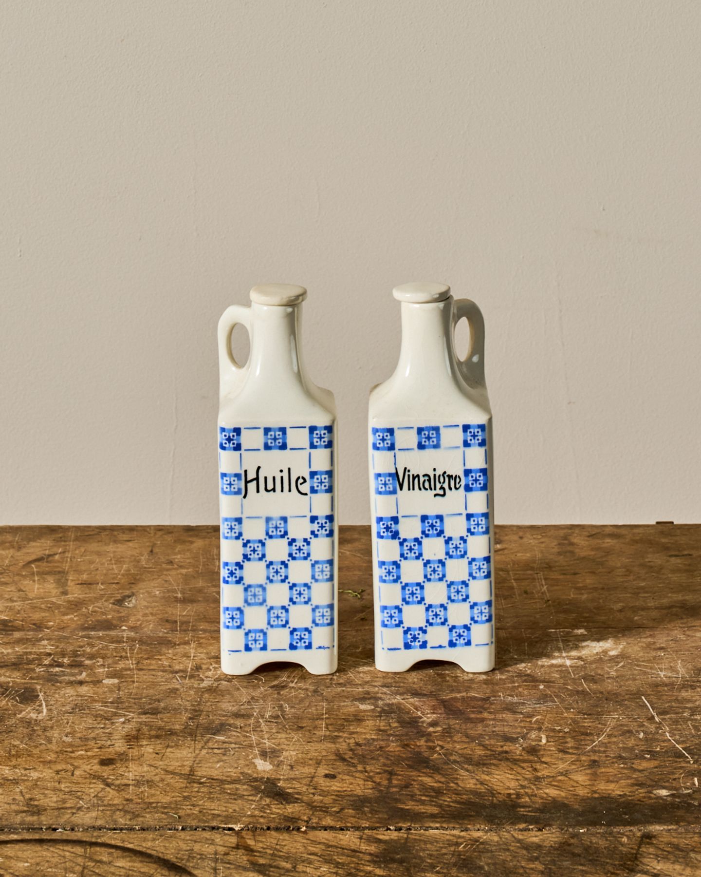 French Oil & Vinegar Canister Set