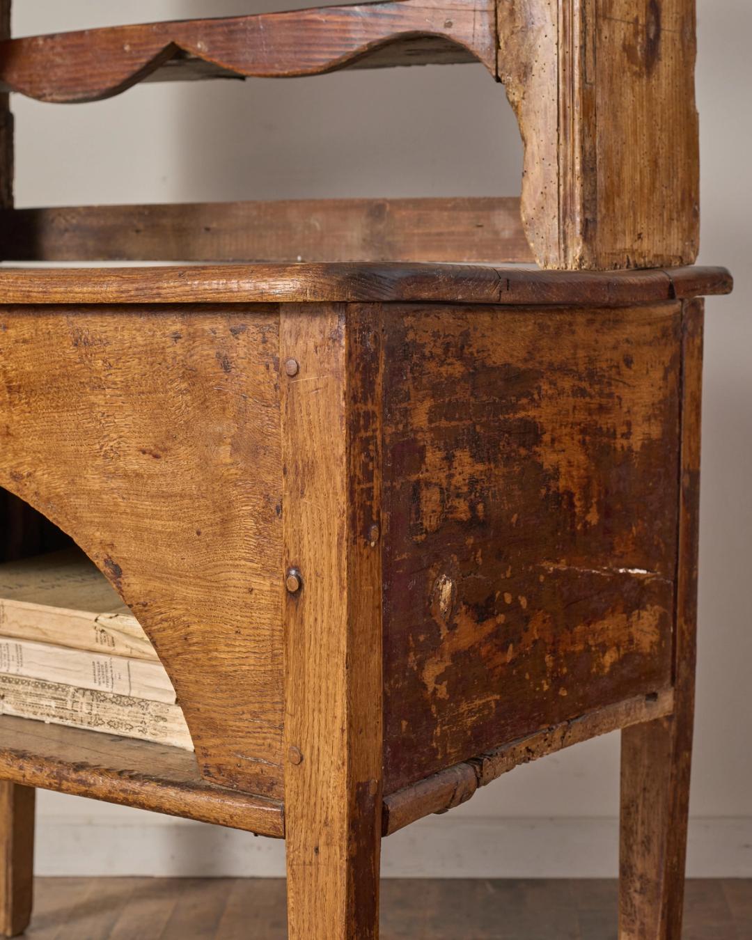 19th c. French Dish Cupboard