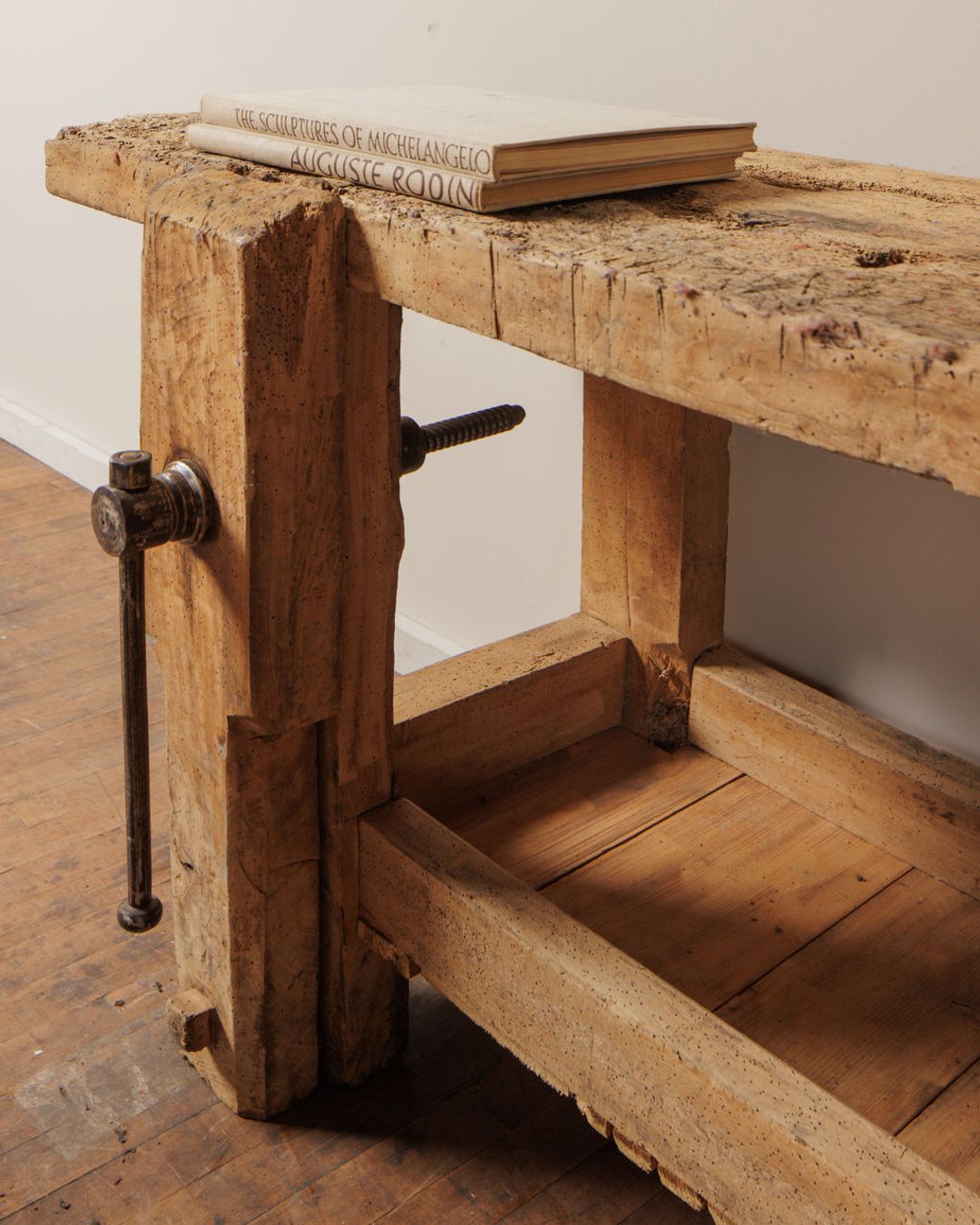 19th c. Oak Workbench