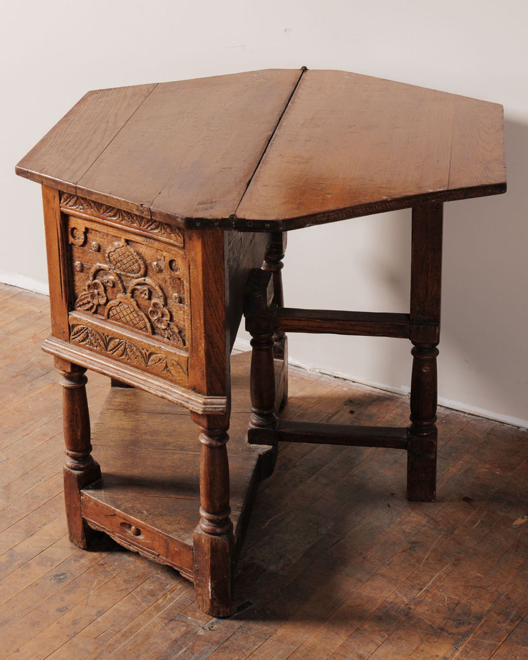 19th c. Oak Side Table