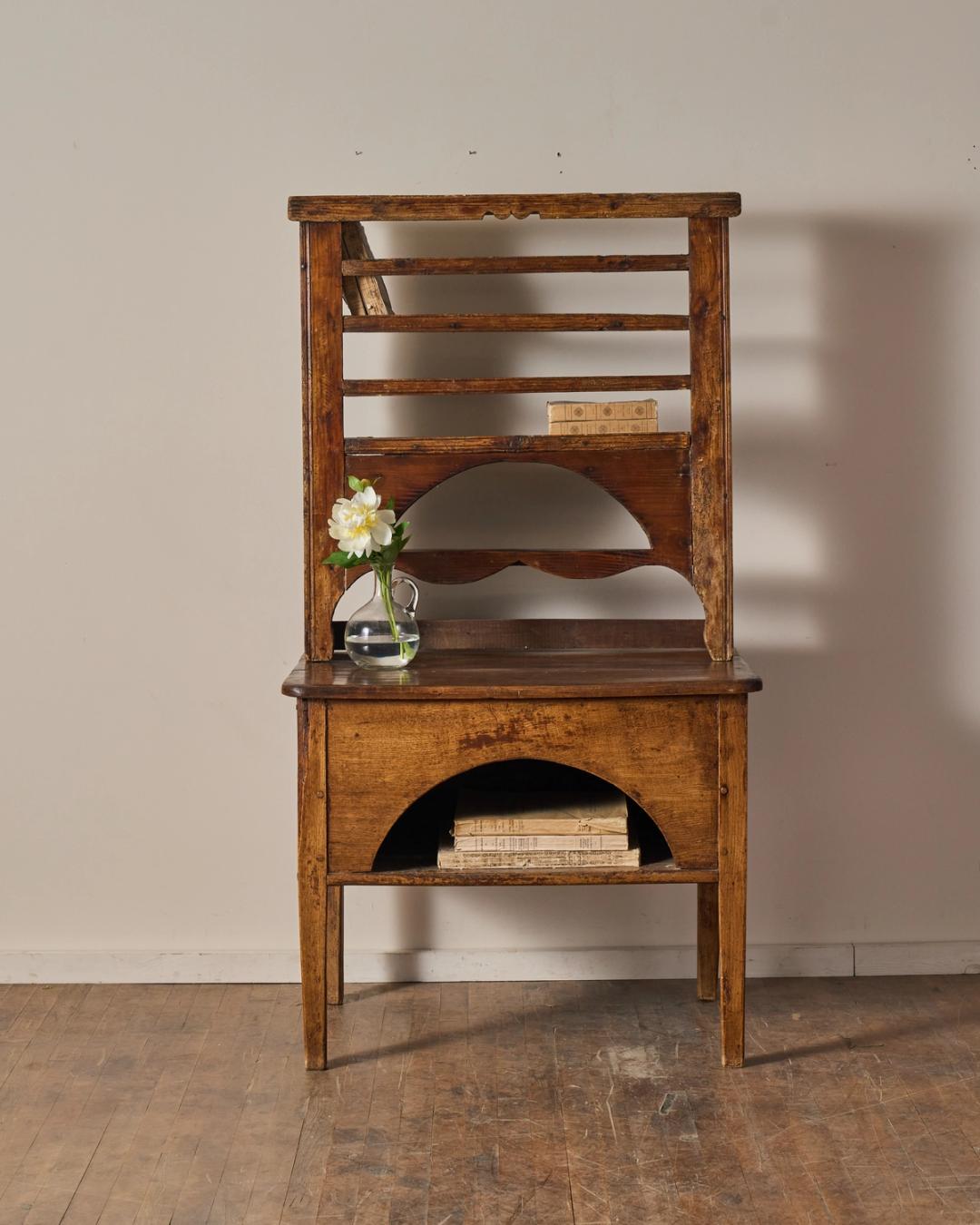19th c. French Dish Cupboard