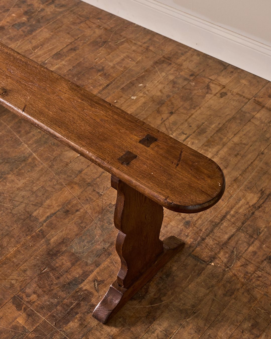 19th c. French Oak Bench