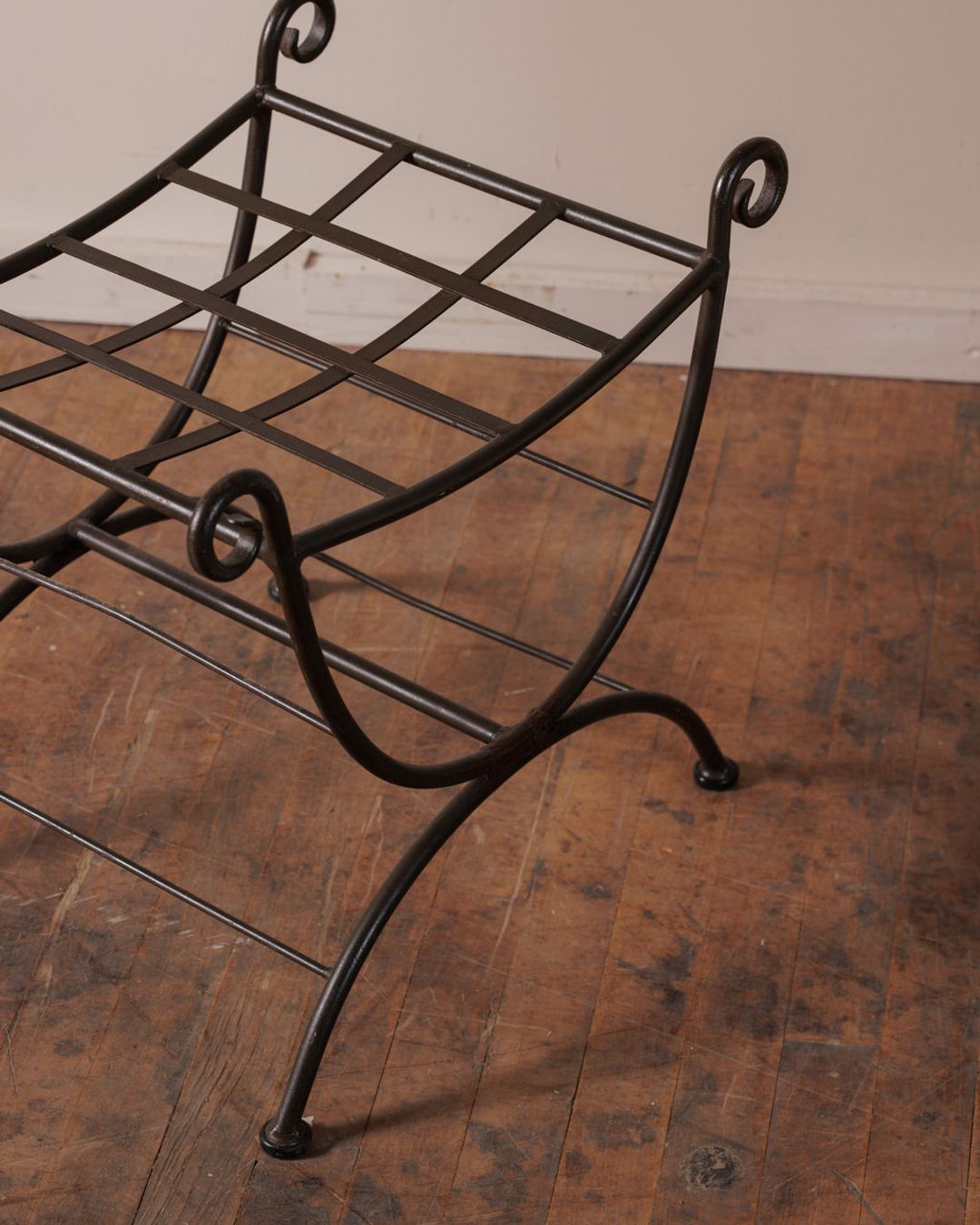 French Wrought Iron Stool
