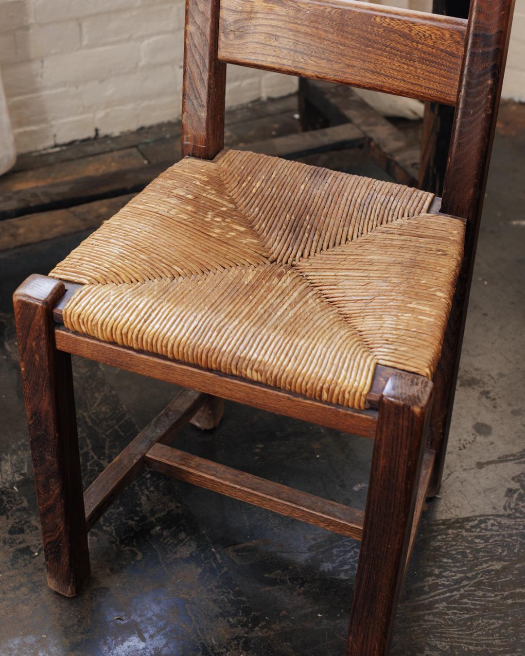 Midcentury Rush Chair