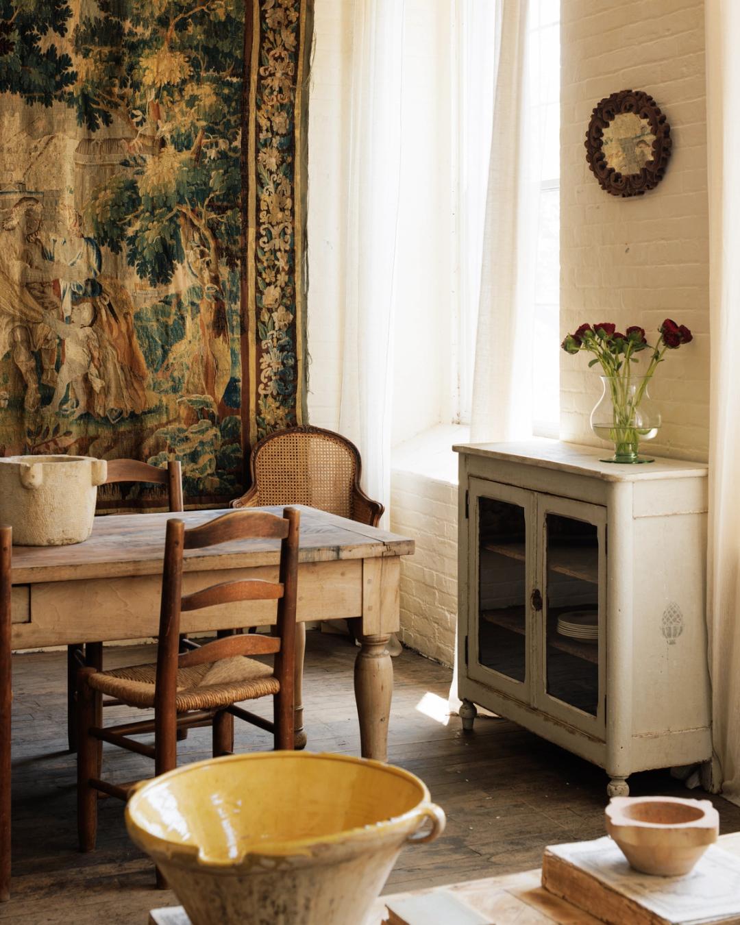 French Painted Cabinet