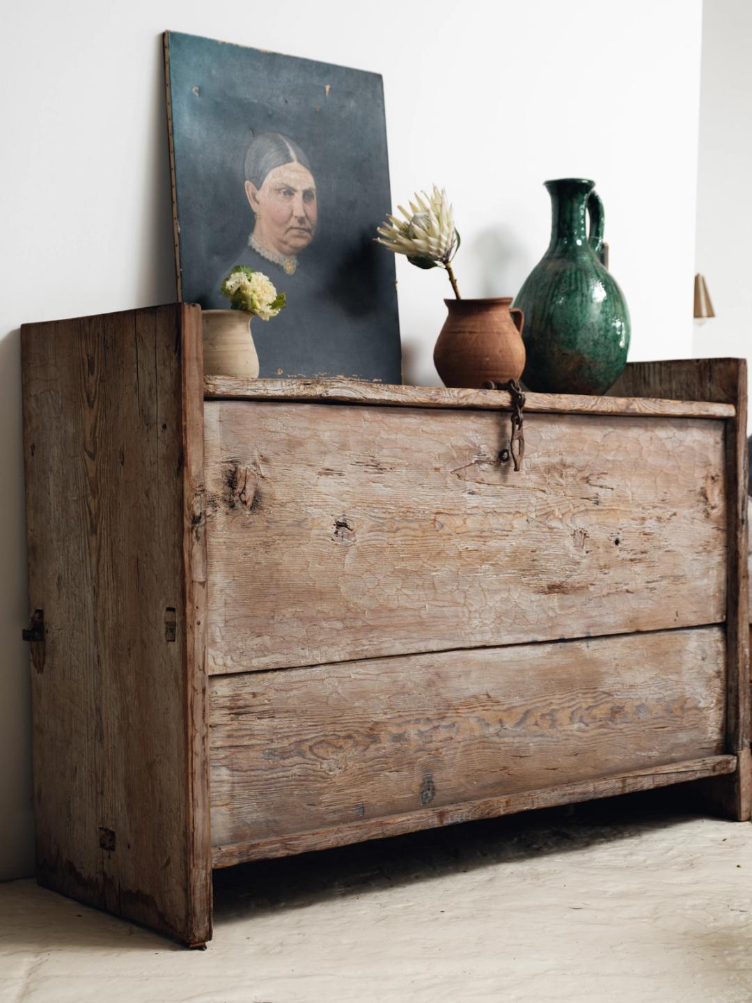 Antique Wood Sideboard