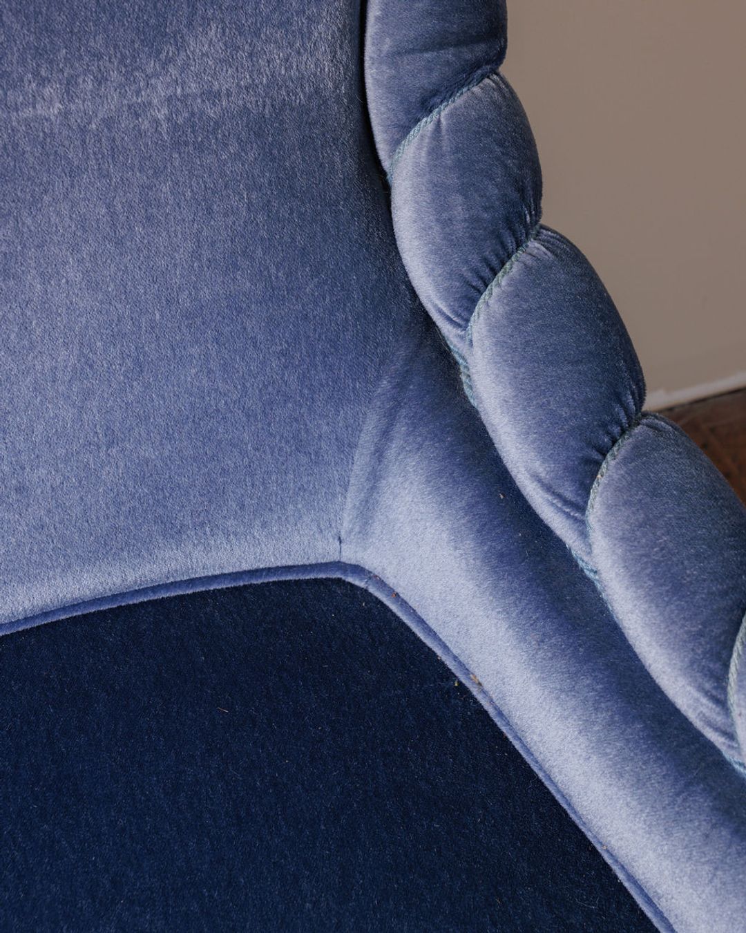 Napoleon III Cobalt Loveseat