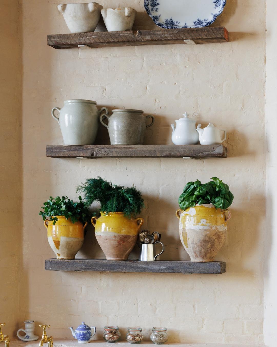 Large Yellow Confit Pot