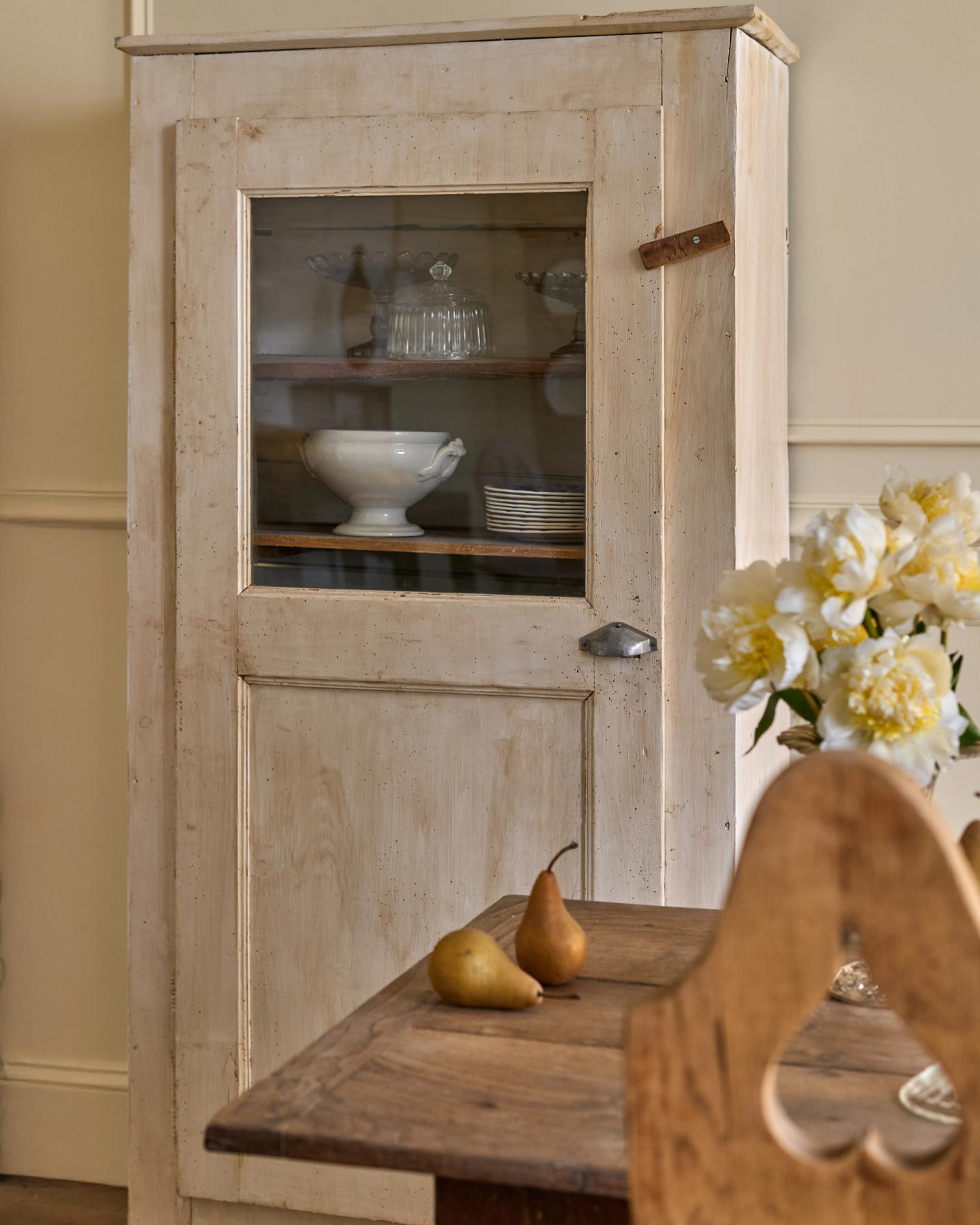 19th c. Painted Cupboard