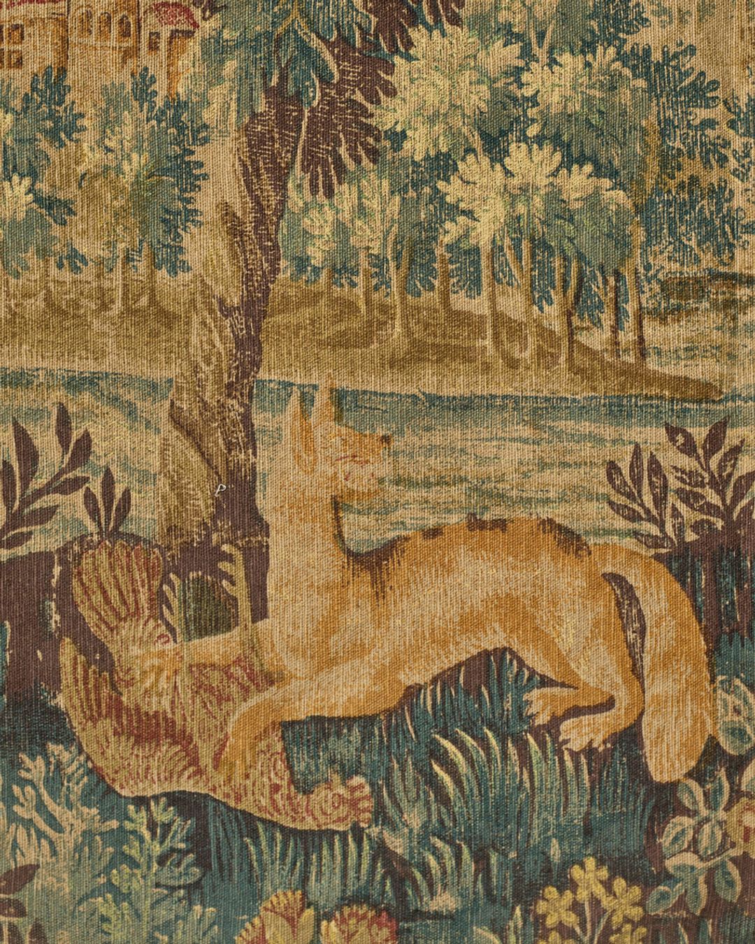 19th c Tapestry - Forêt de Lyons