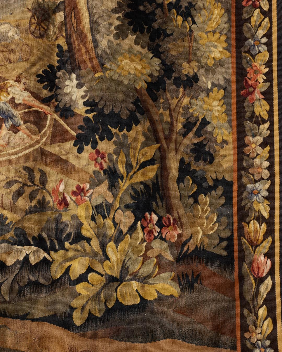 Aubusson 19th Century Tapestry