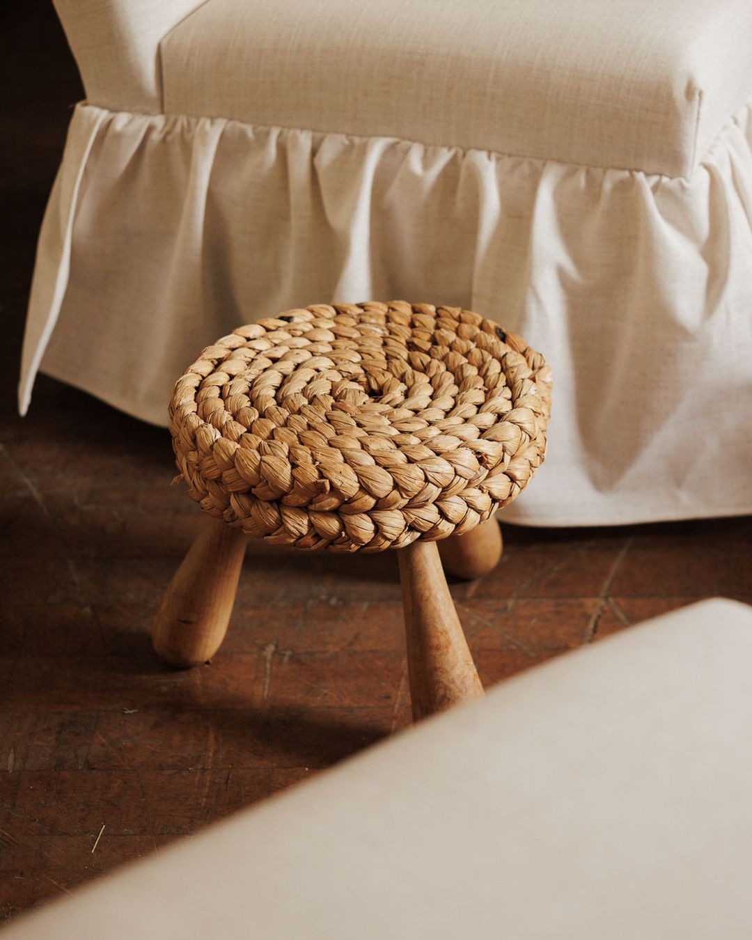 French Rush Stool
