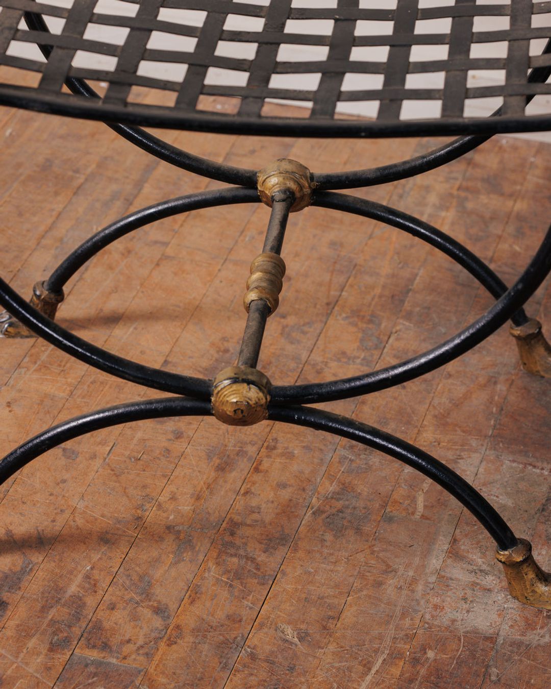 Maison Jansen Curulle Stool