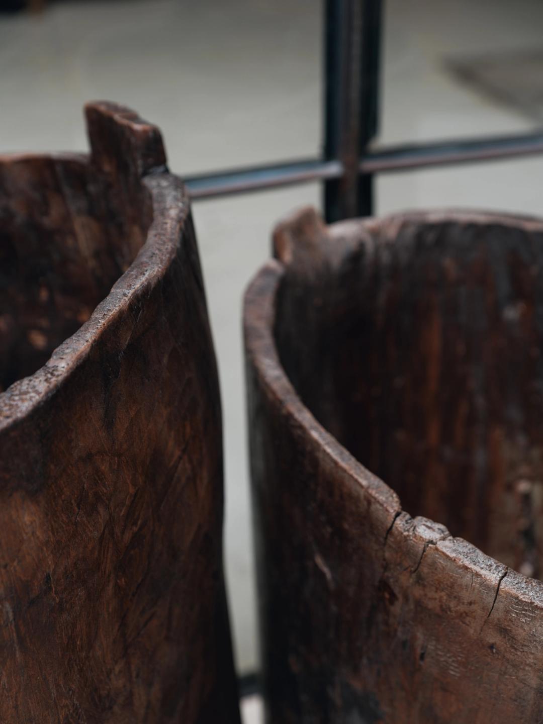 Chinese Wheat Pot - Dark