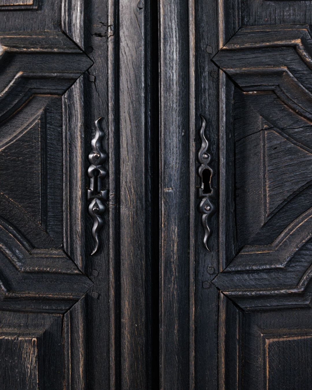 Rare French Oak Armoire