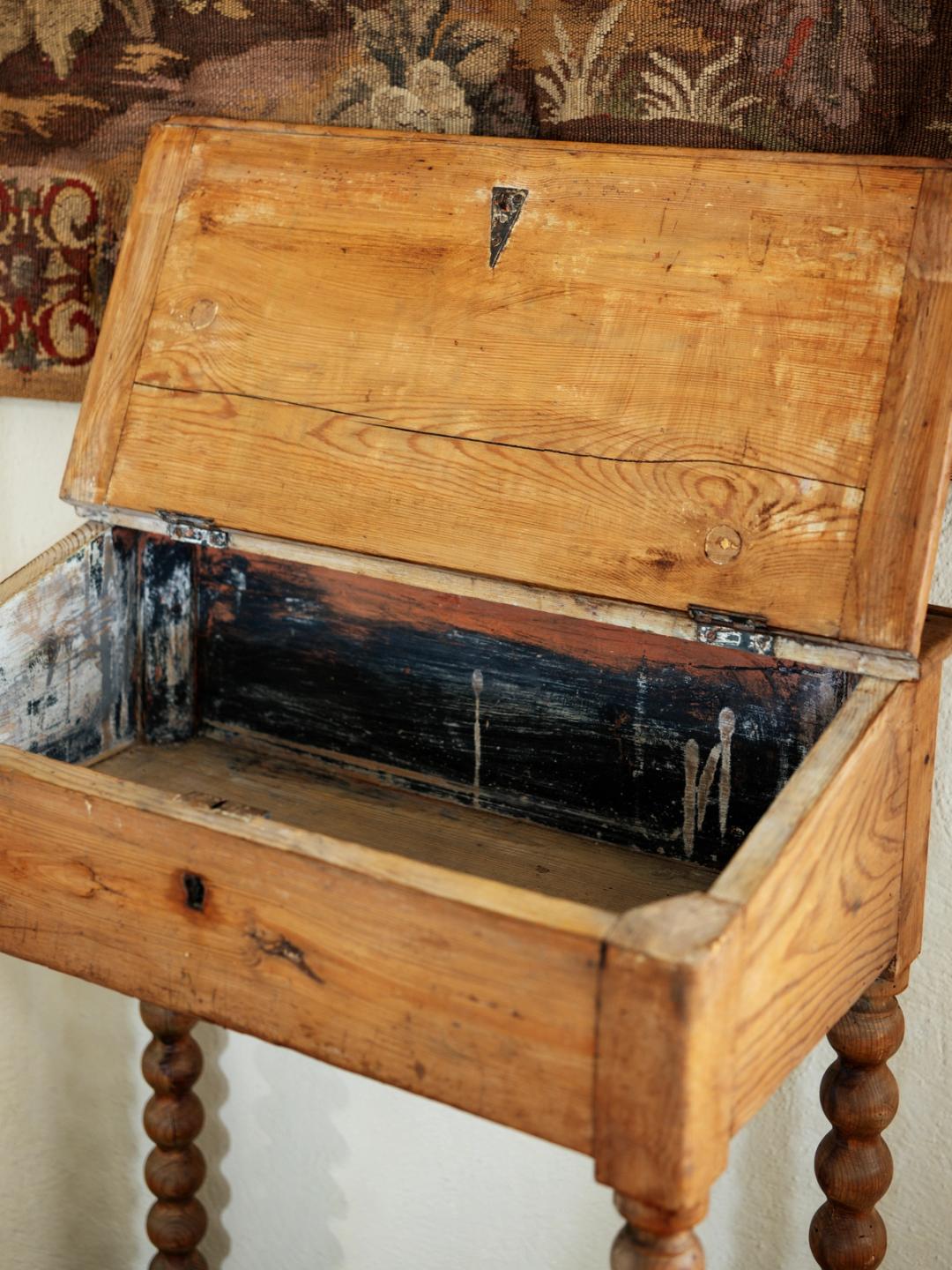 French Bobbin Leg School Desk