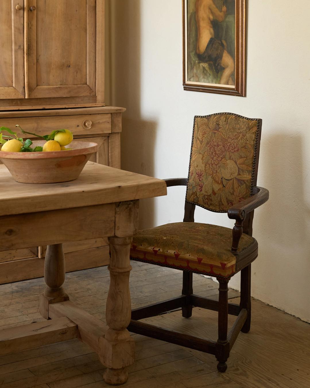 French Tapestry Armchair - I