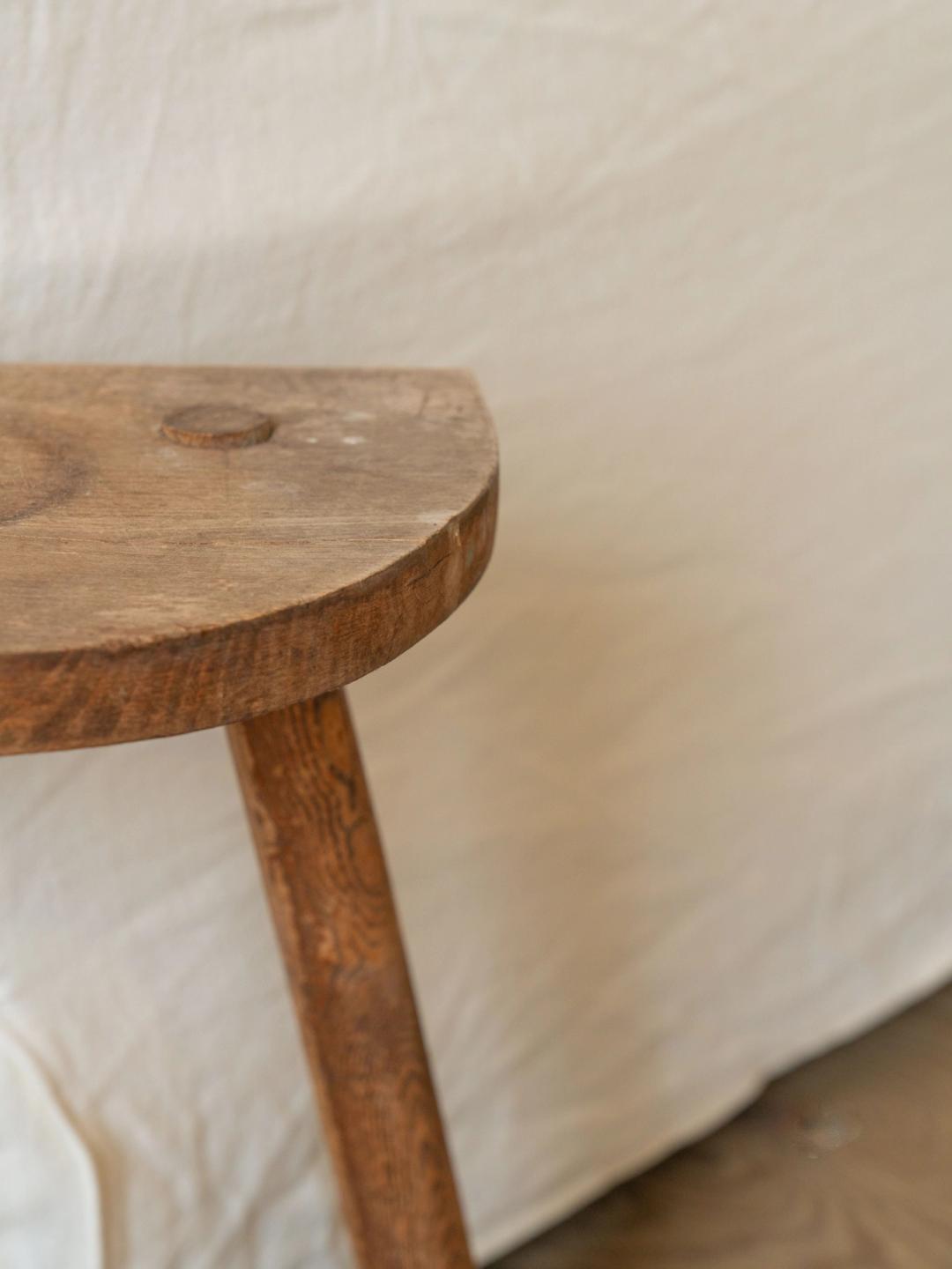 Demi Lune Tripod Stool
