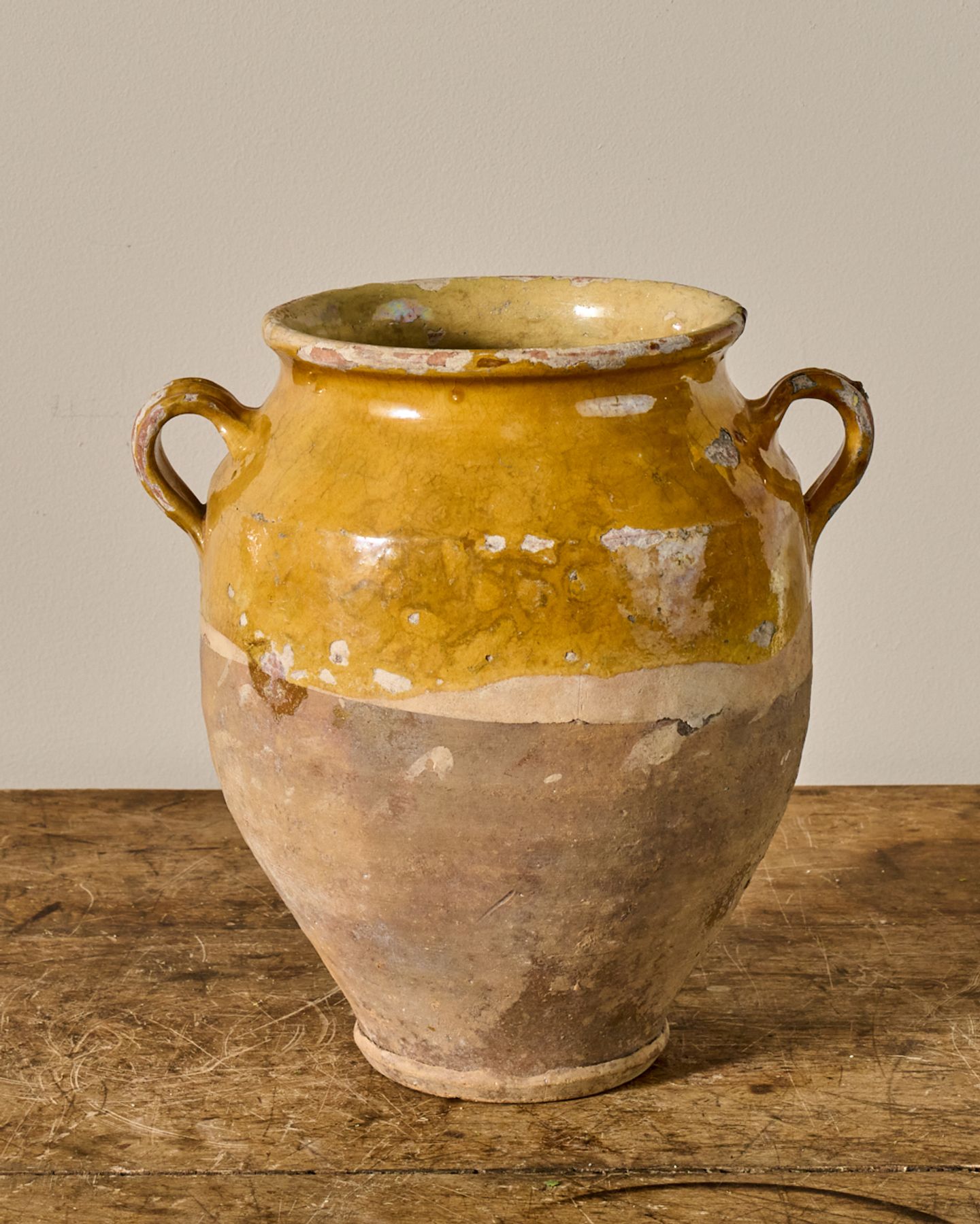 Yellow Confit Pot