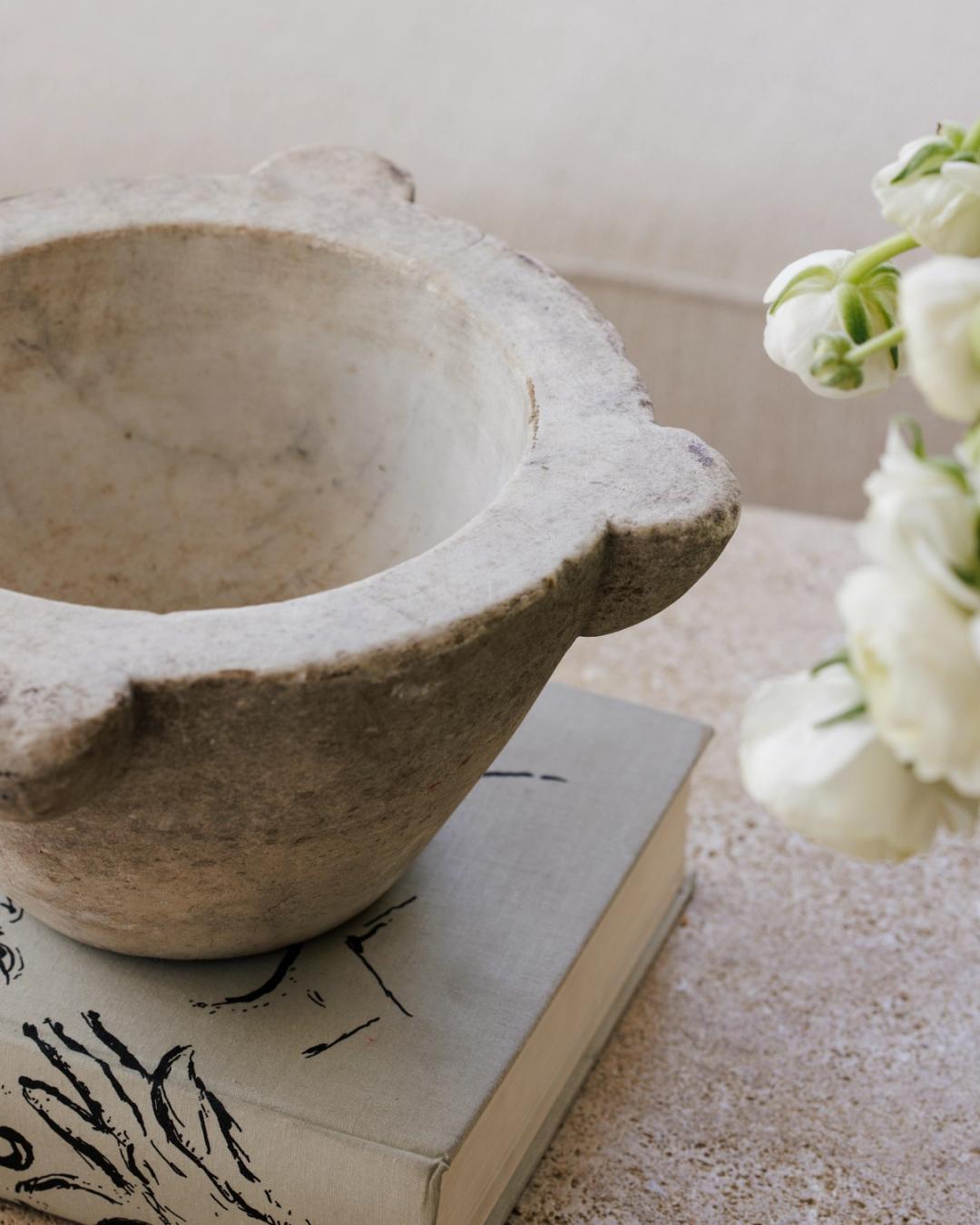 French Marble Mortar- IV