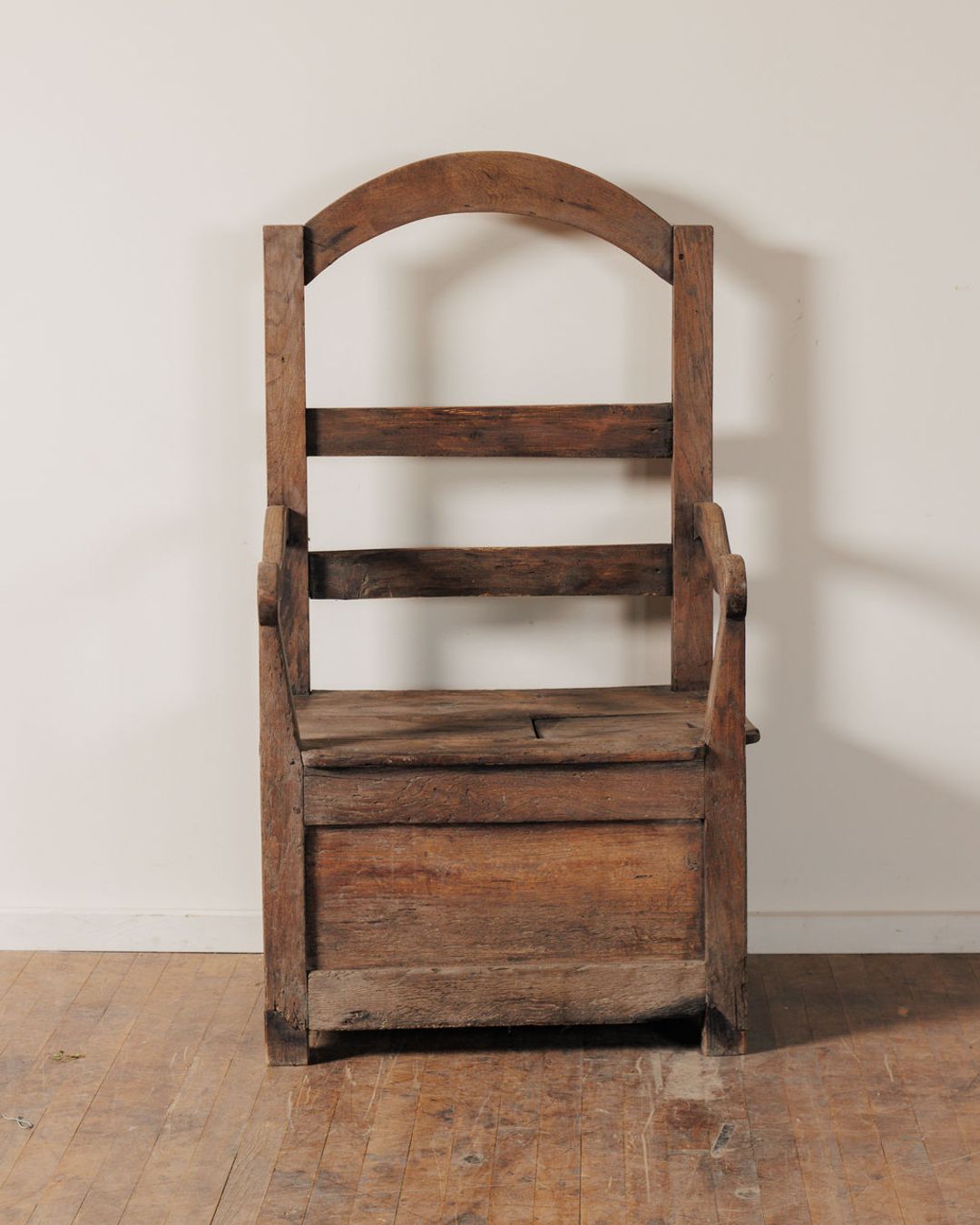 19th c. Salt Box Bench