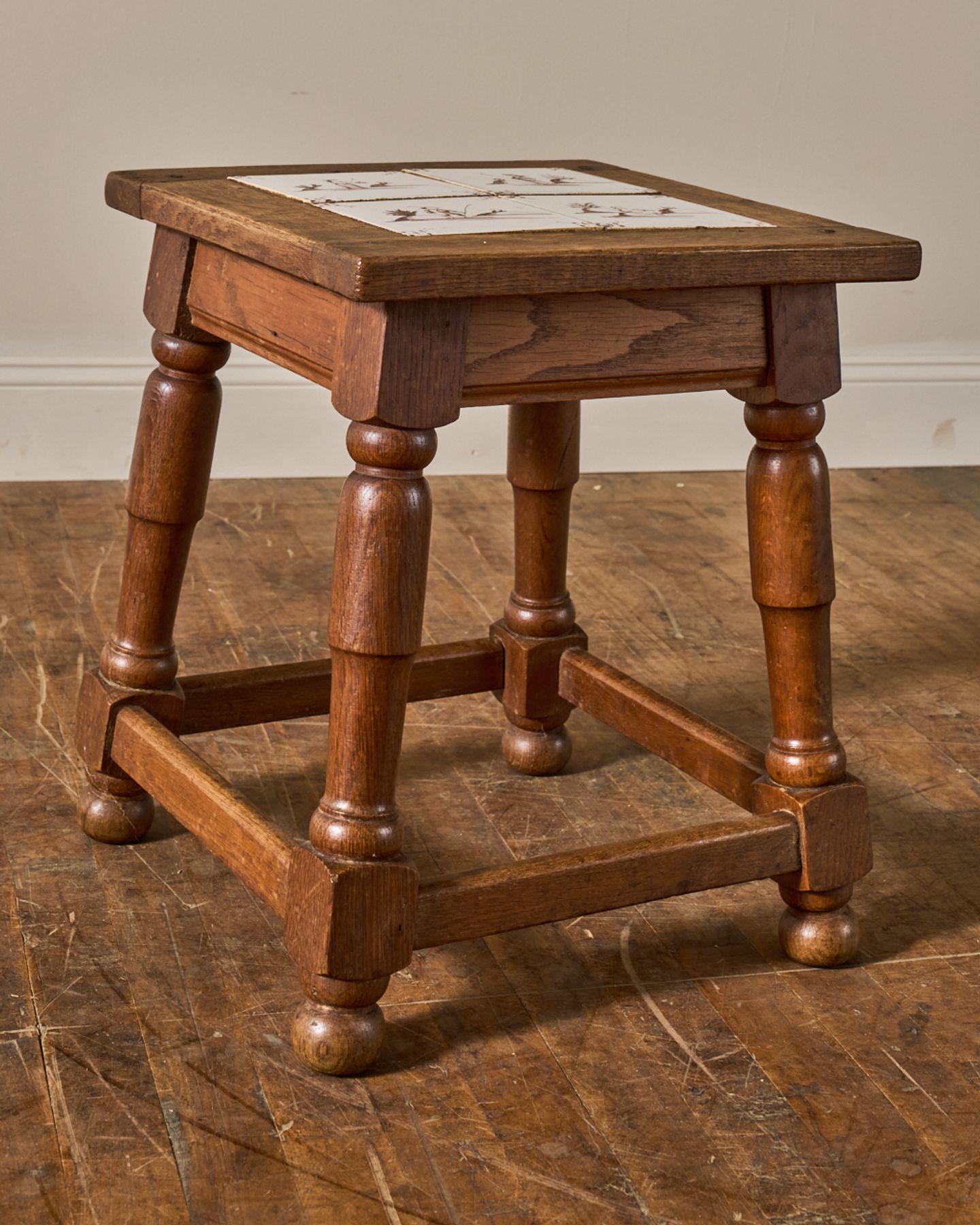 Delft Tile Side Table